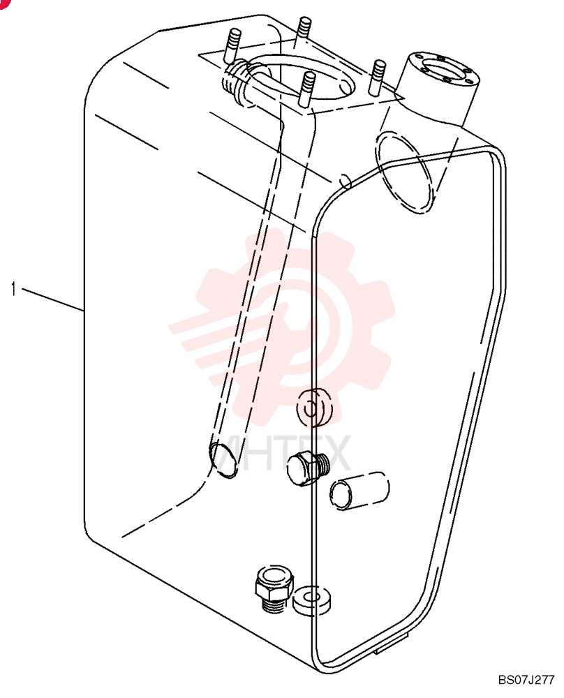 RESERVOIR, HYDRAULIC 4552326
