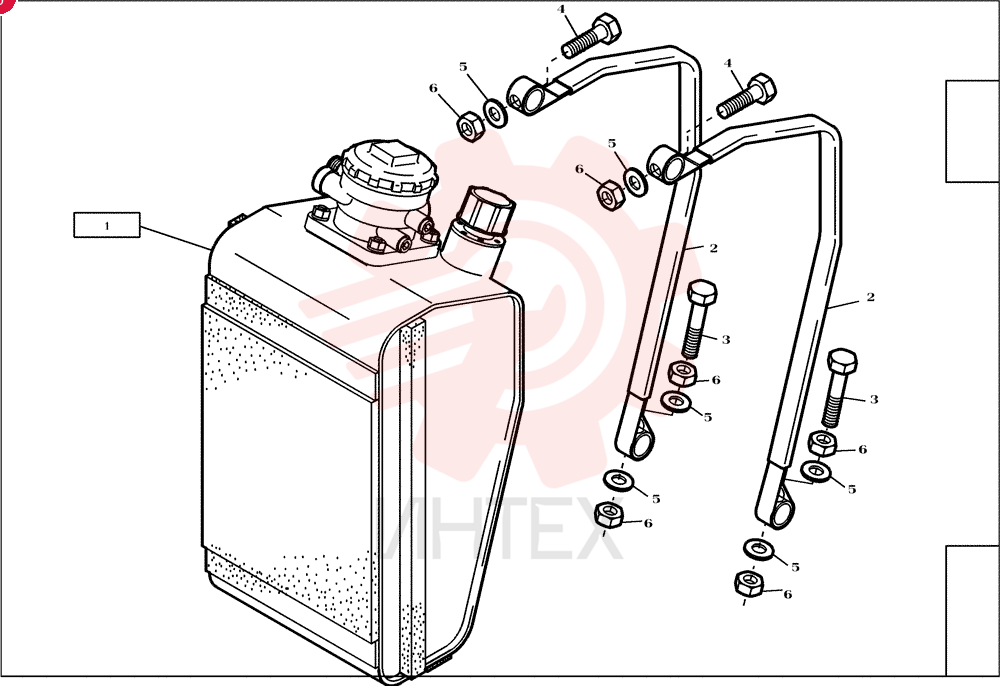 RESERVOIR, HYDRAULIC 4552325 (1)