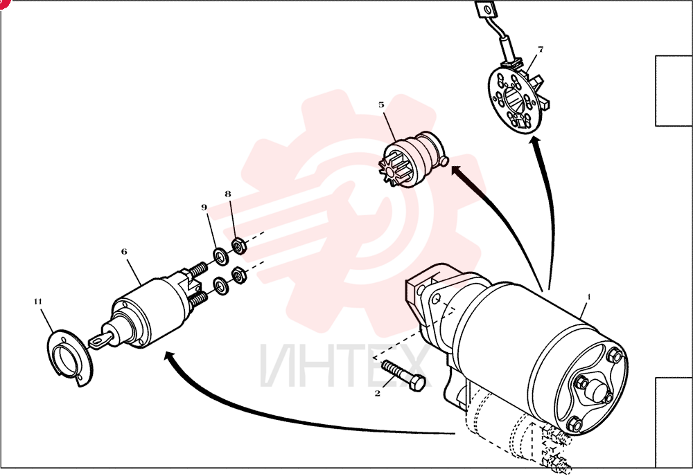 STARTER MOTOR 2984916