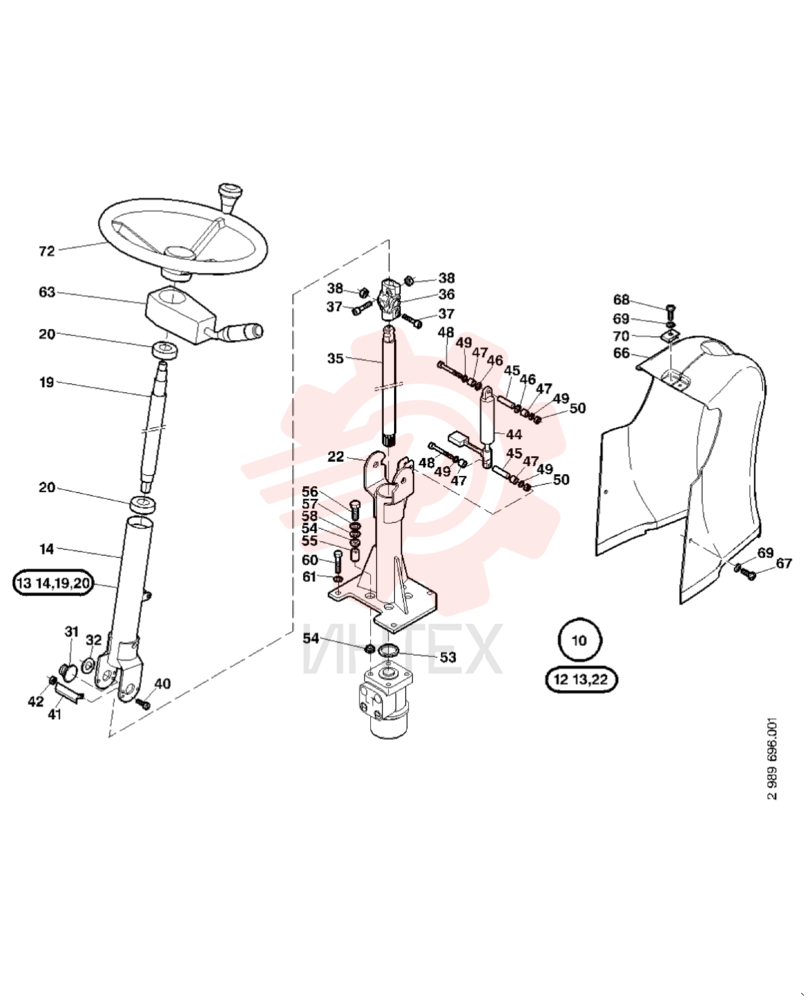 STEERING COLUMN 3805090