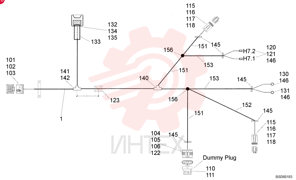 WIRE HARNESS 3004874