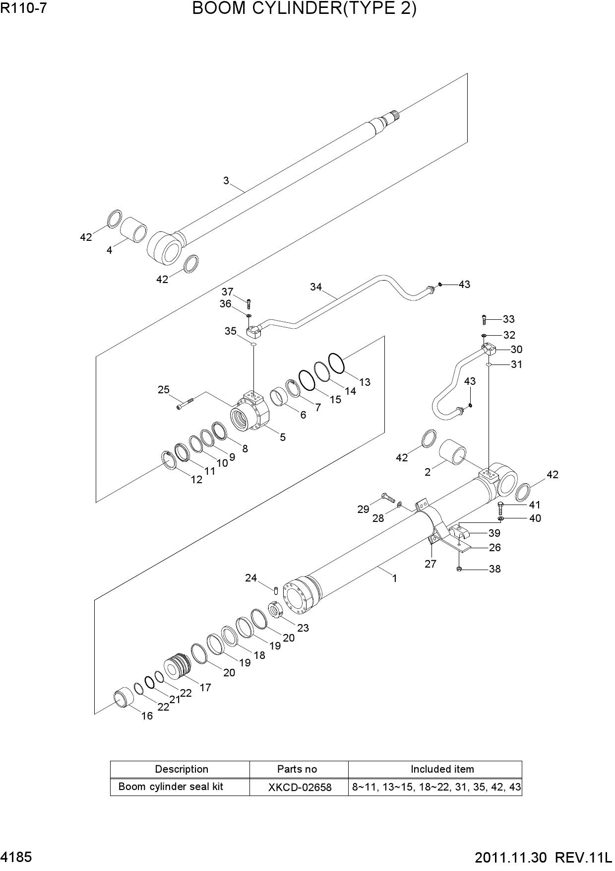 BOOM CYLINDER(TYPE 2)