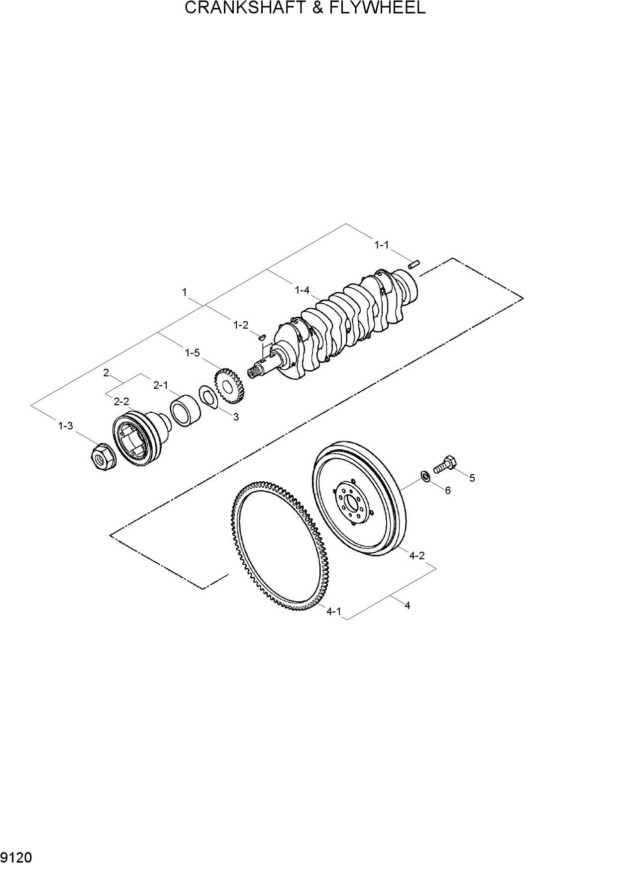 CRANKSHAFT & FLYWHEEL