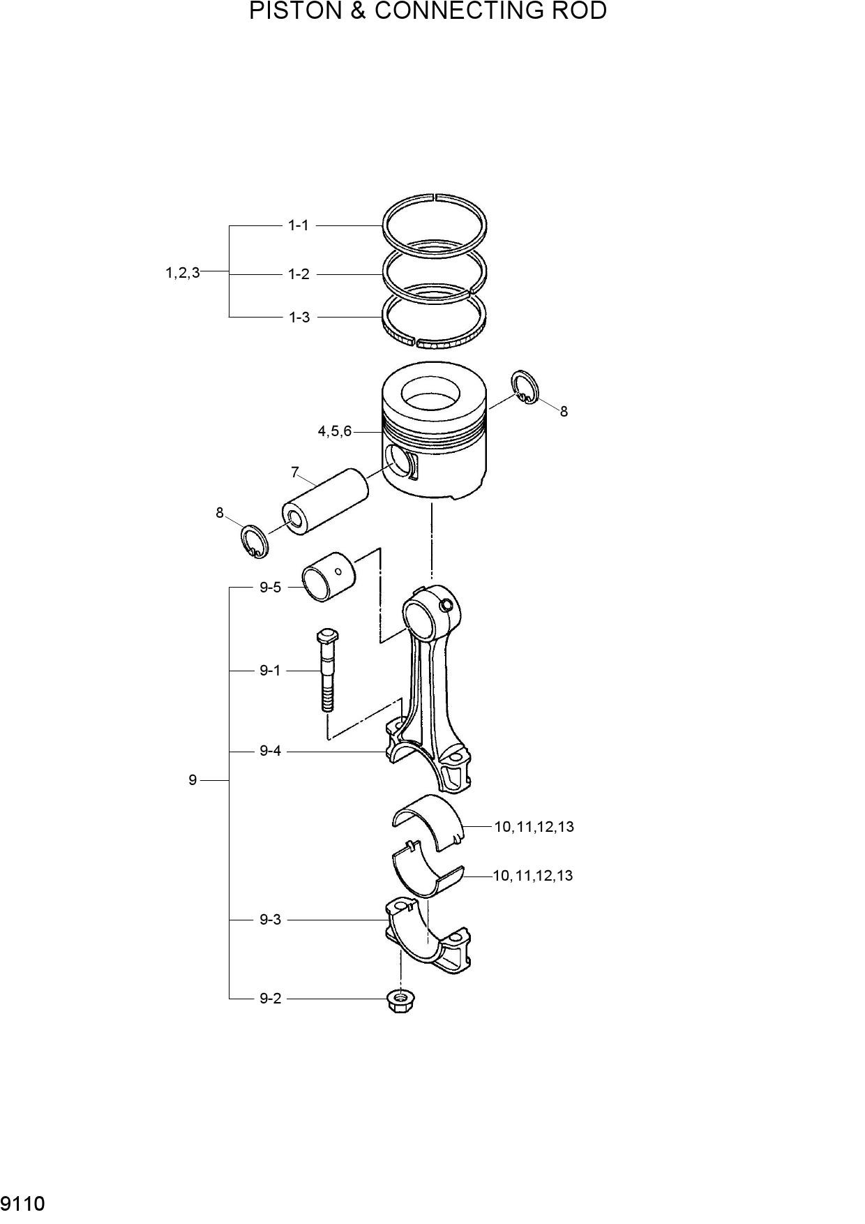 PISTON & CONNECTING ROD