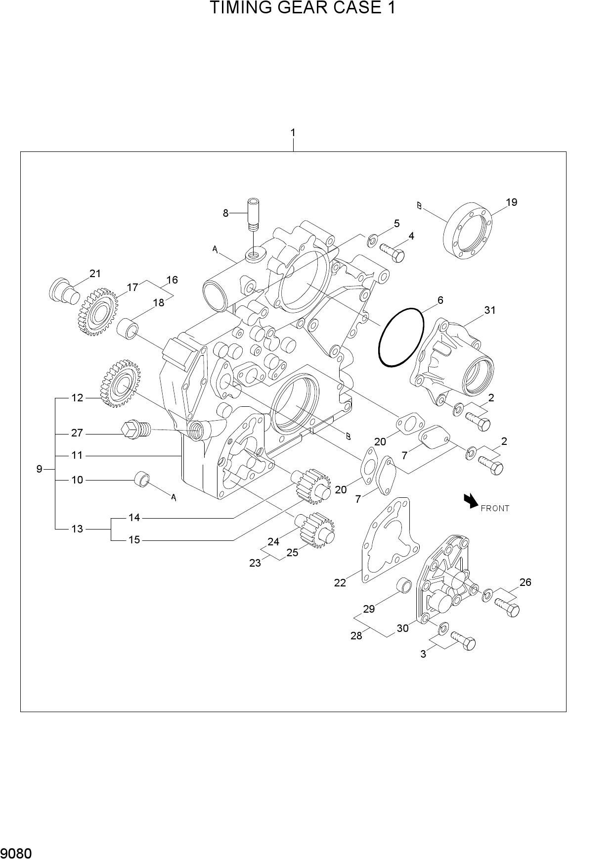 TIMING GEAR CASE 1