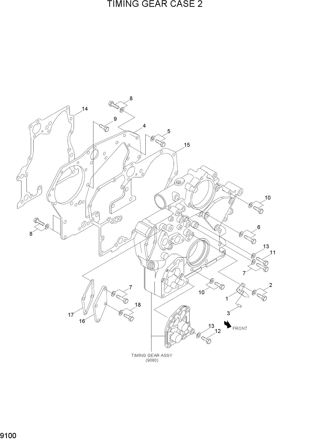 TIMING GEAR CASE 2