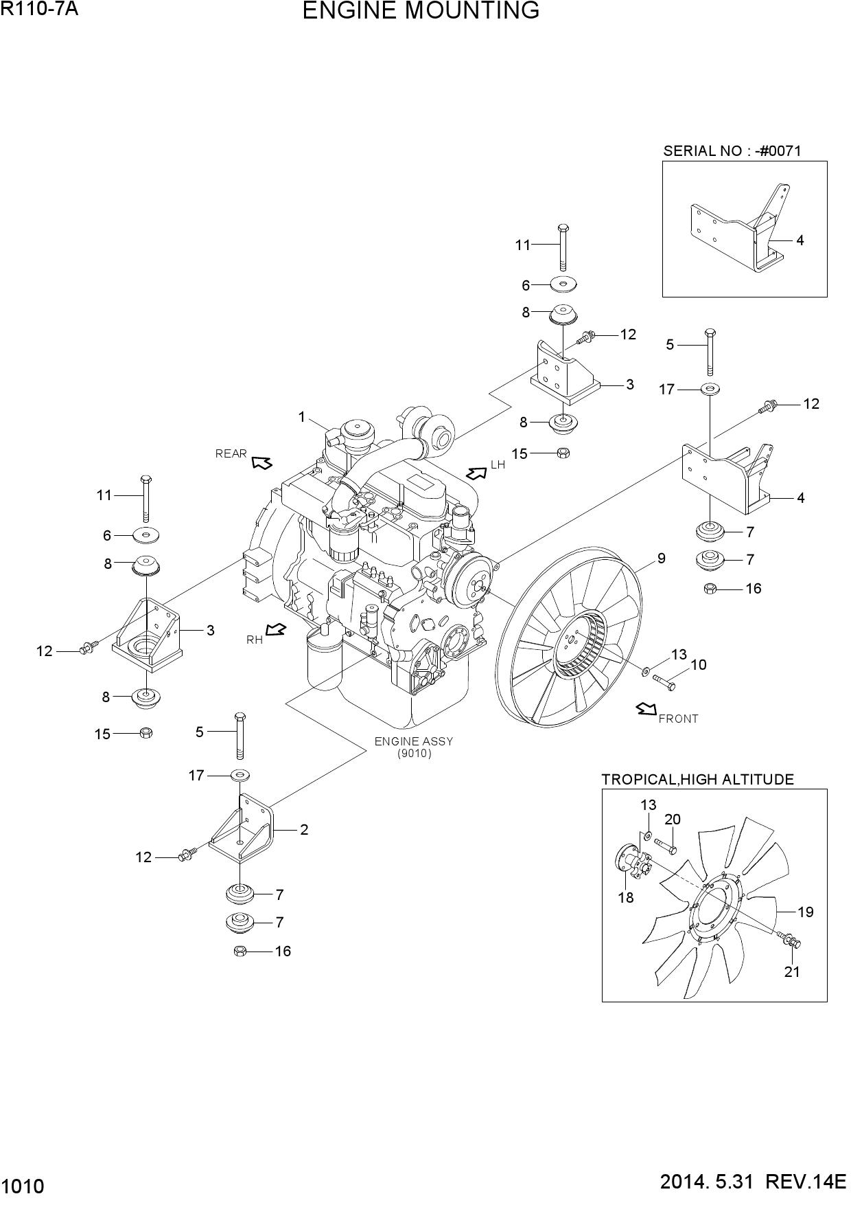 ENGINE MOUNTING