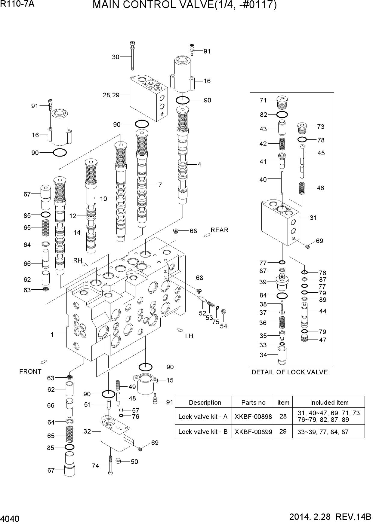 MAIN CONTROL VALVE(1/4, -#0117)