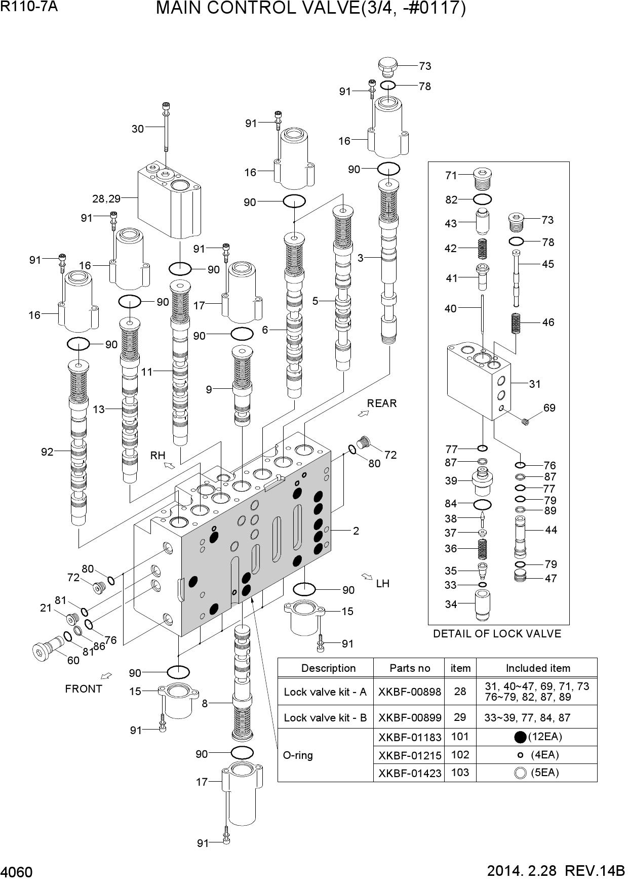 MAIN CONTROL VALVE(3/4, -#0117)