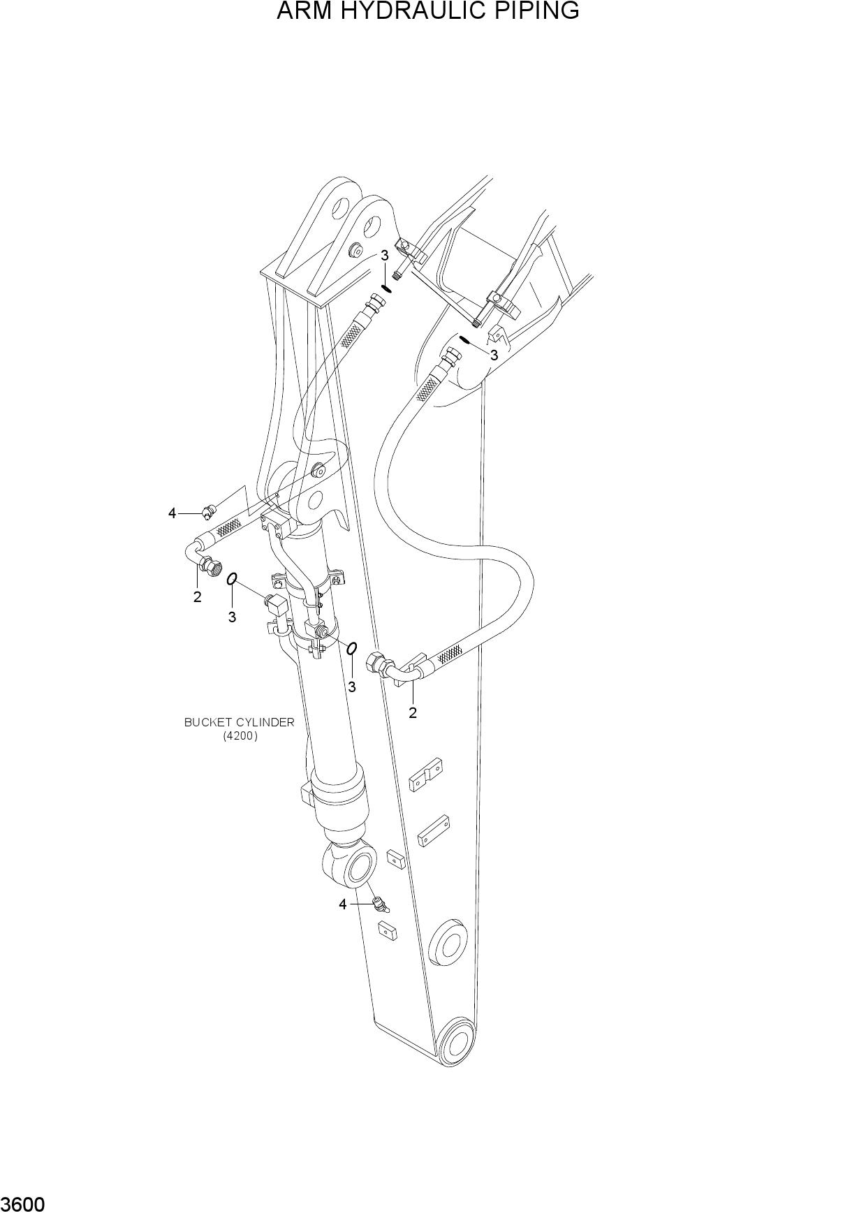 ARM HYDRAULIC PIPING