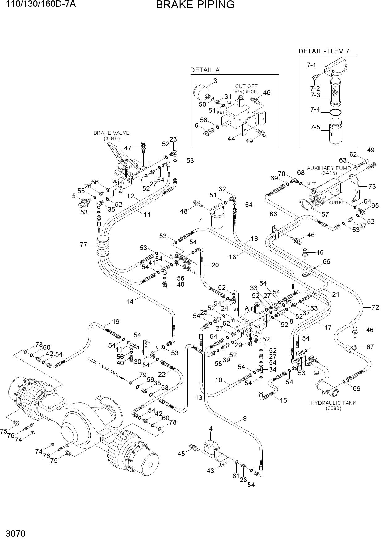 PILOT HYDRAULIC PIPING(CONTROL 1)