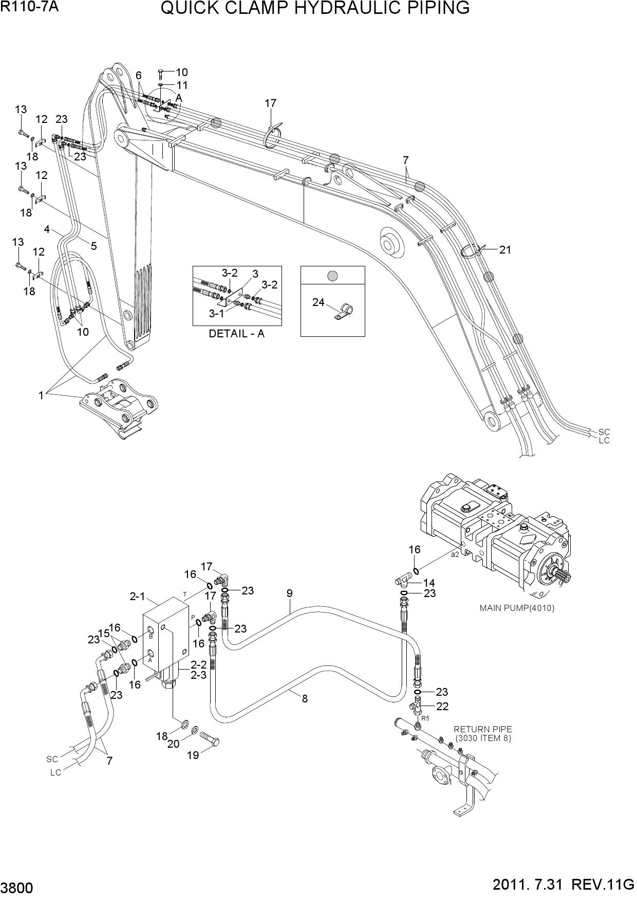 QUICK CLAMP HYD PIPING