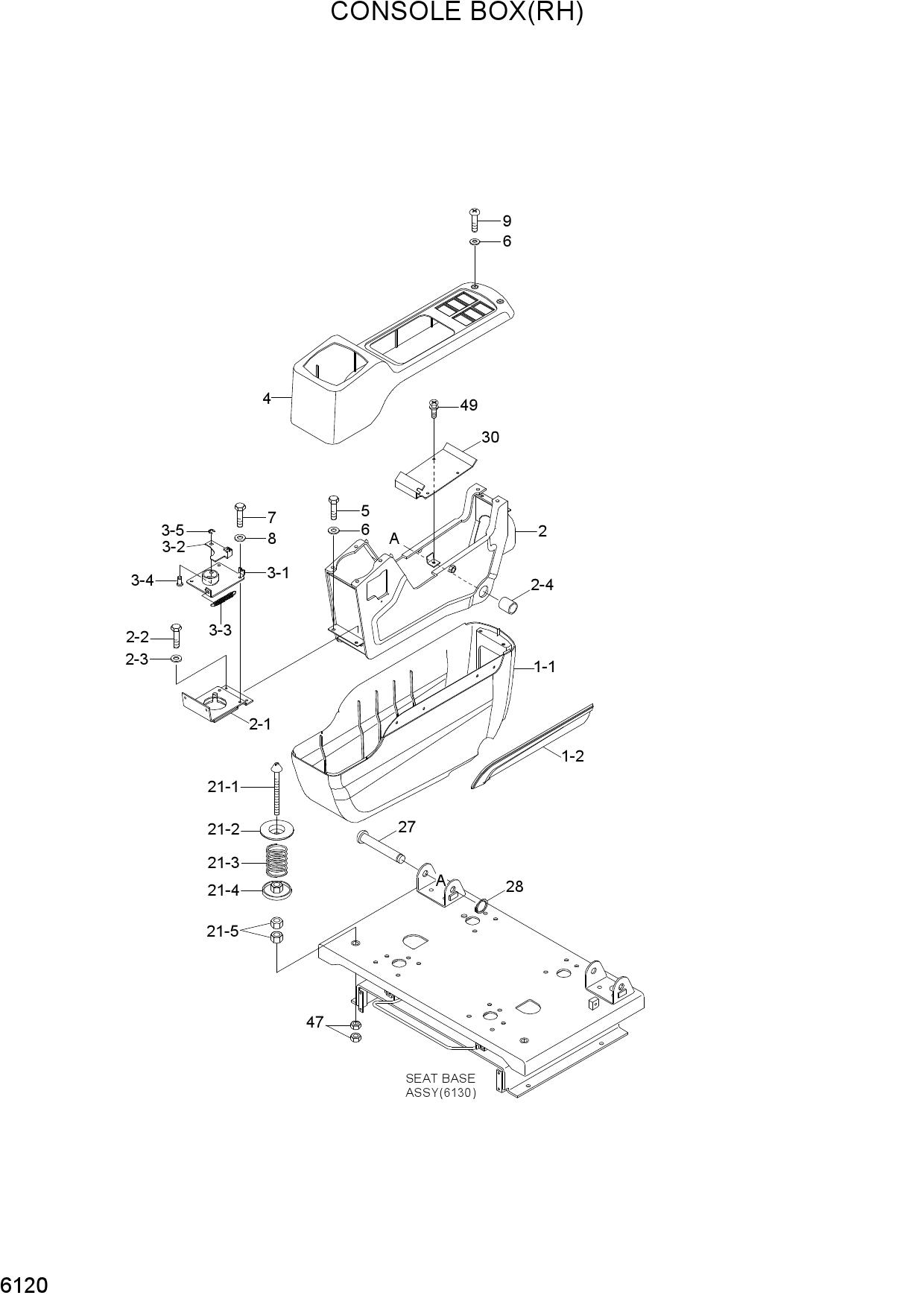 CONSOLE BOX(RH)
