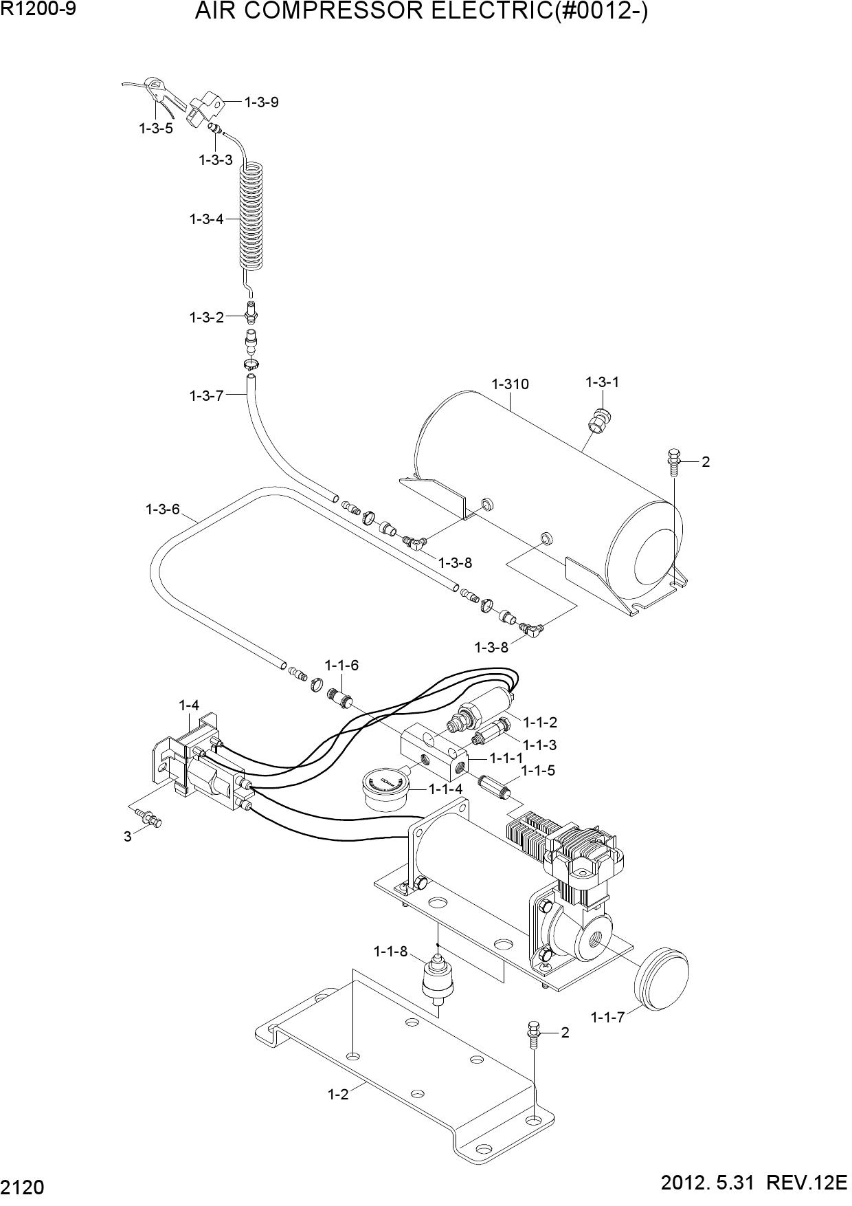 AIR COMPRESSOR ELECTRIC(#0012-)