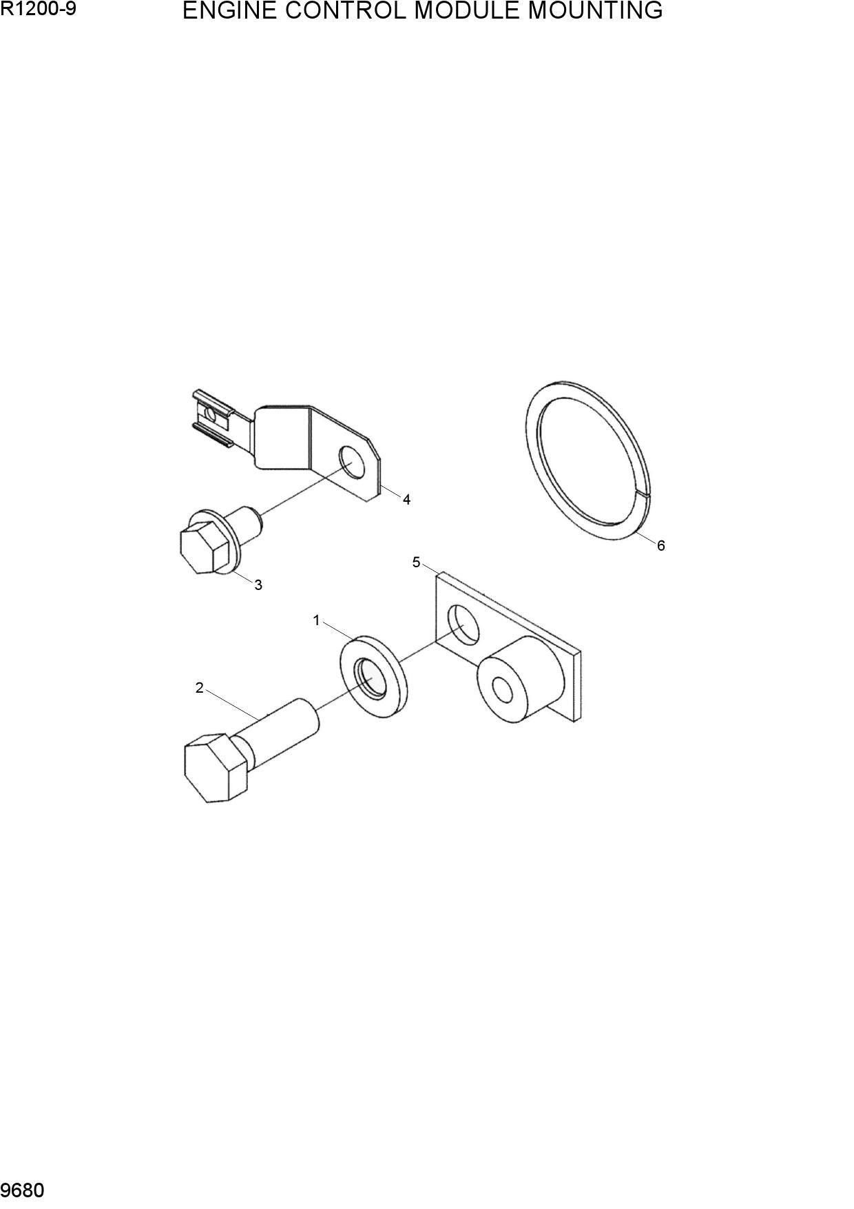 ENGINE CONTROL MODULE MOUNTING