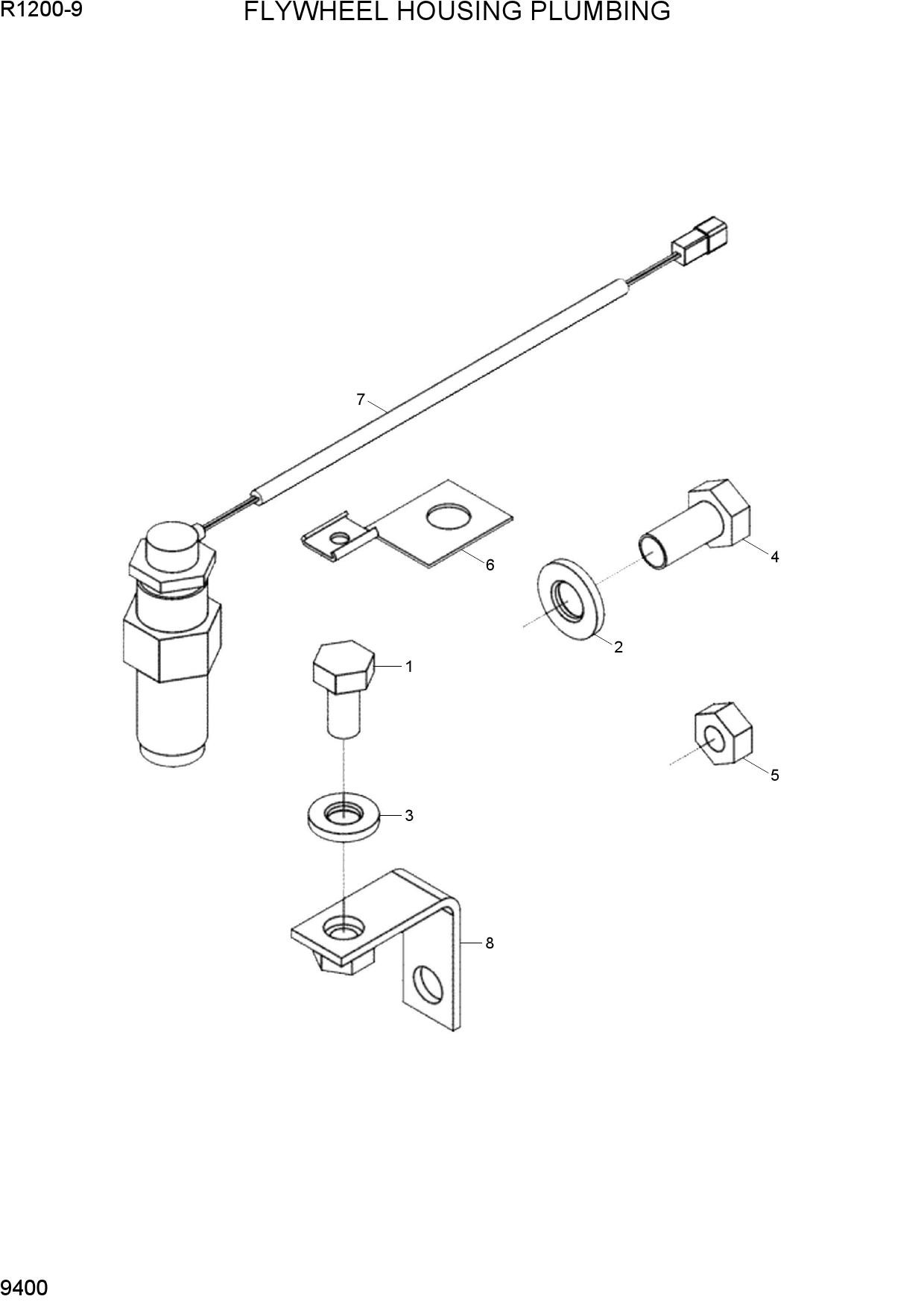 FLYWHEEL HOUSING PLUMBING