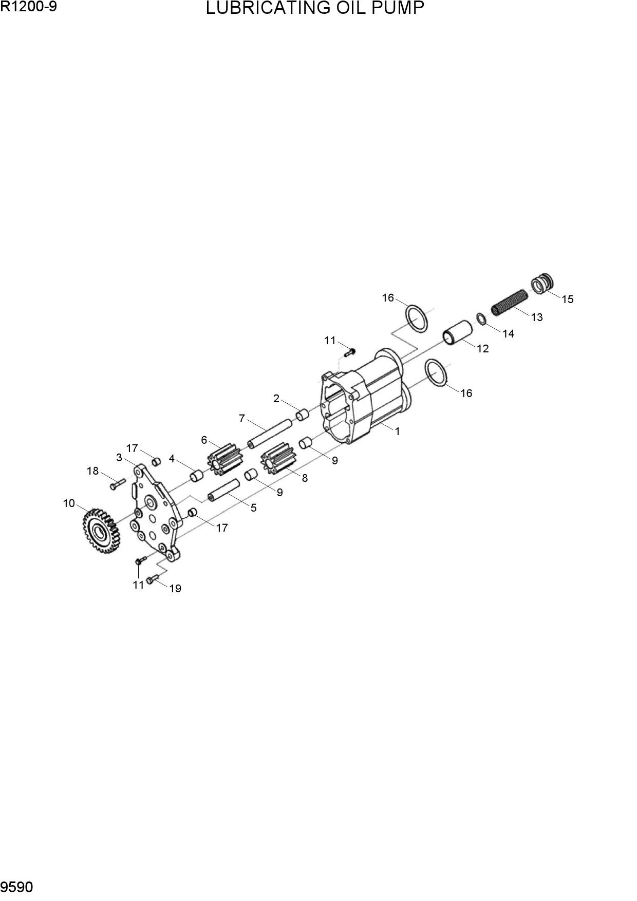 LUBRICATING OIL PUMP