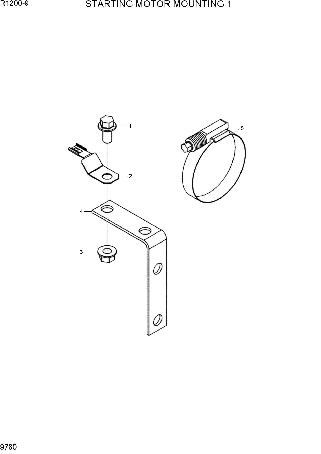 STARTING MOTOR MOUNTING 1