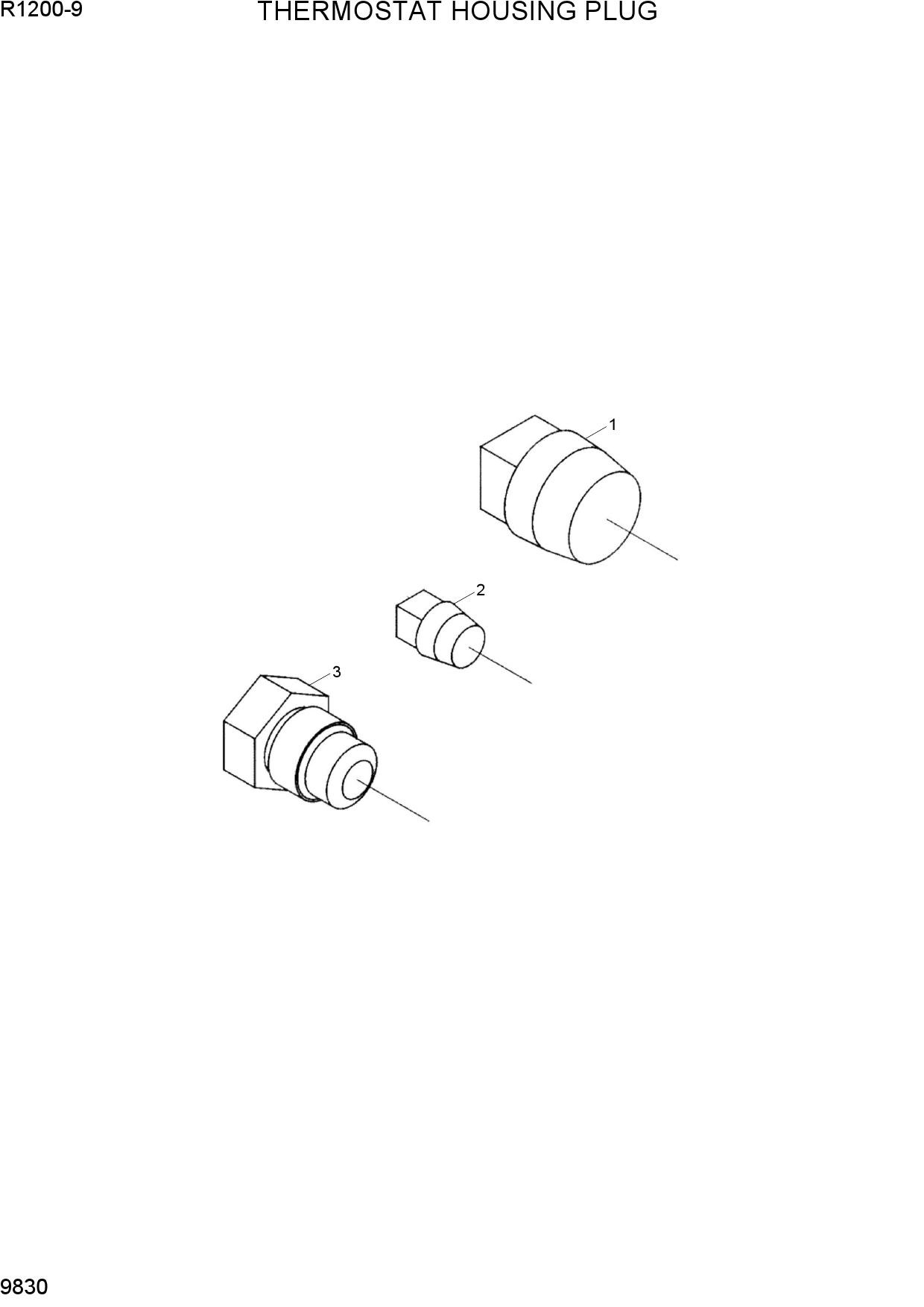 THERMOSTAT HOUSING PLUG