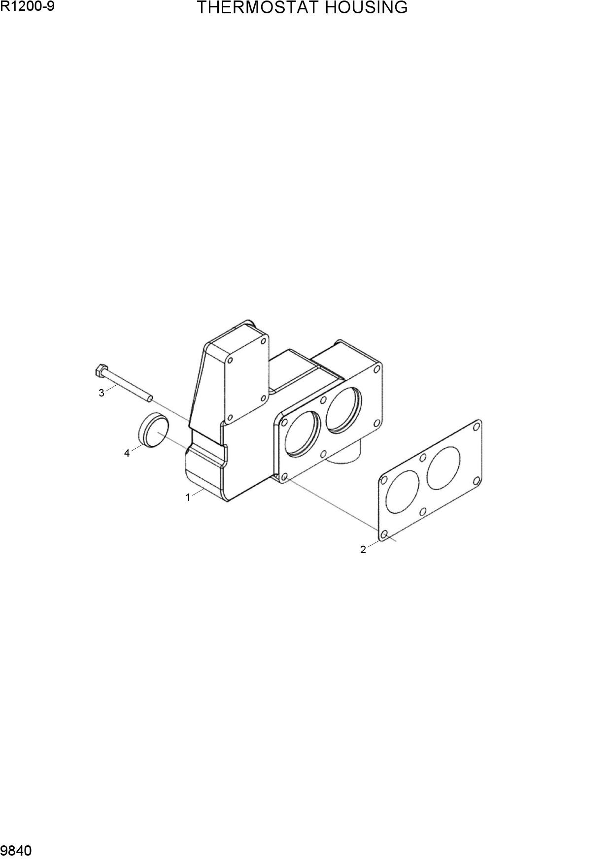 THERMOSTAT HOUSING