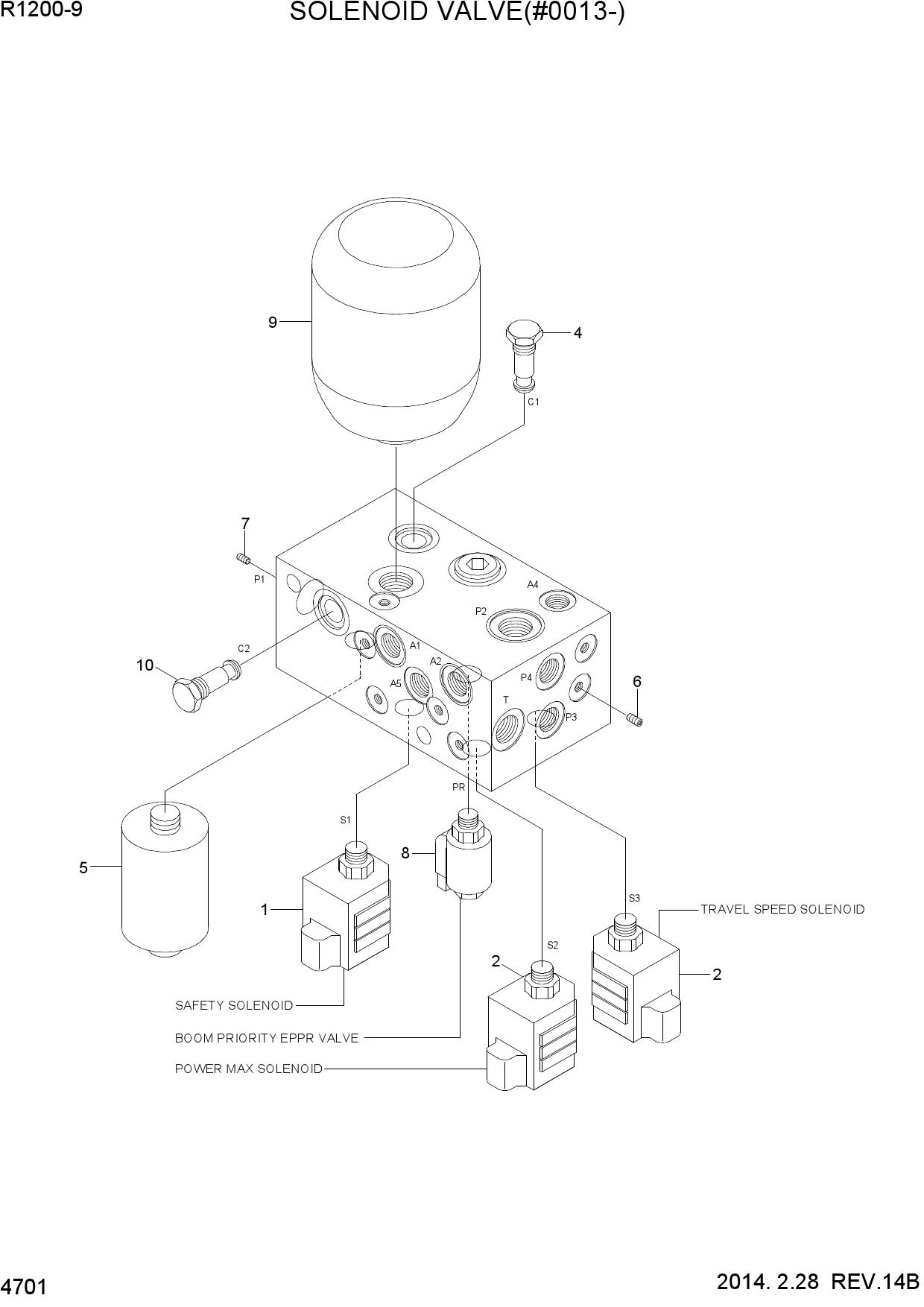 SOLENOID VALVE(#0013-)