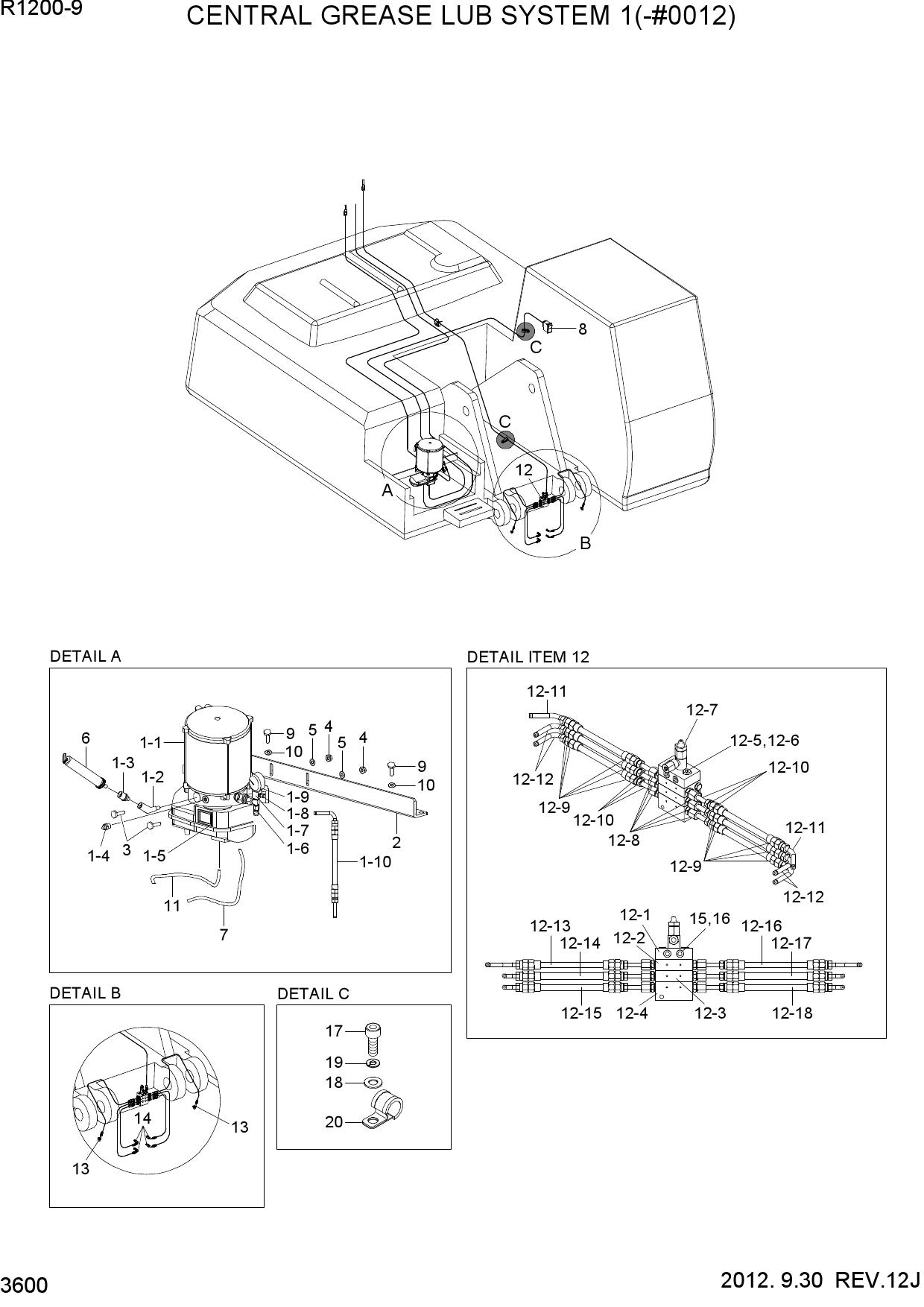 CENTRAL GREASE LUB SYSTEM 1(-#0012)