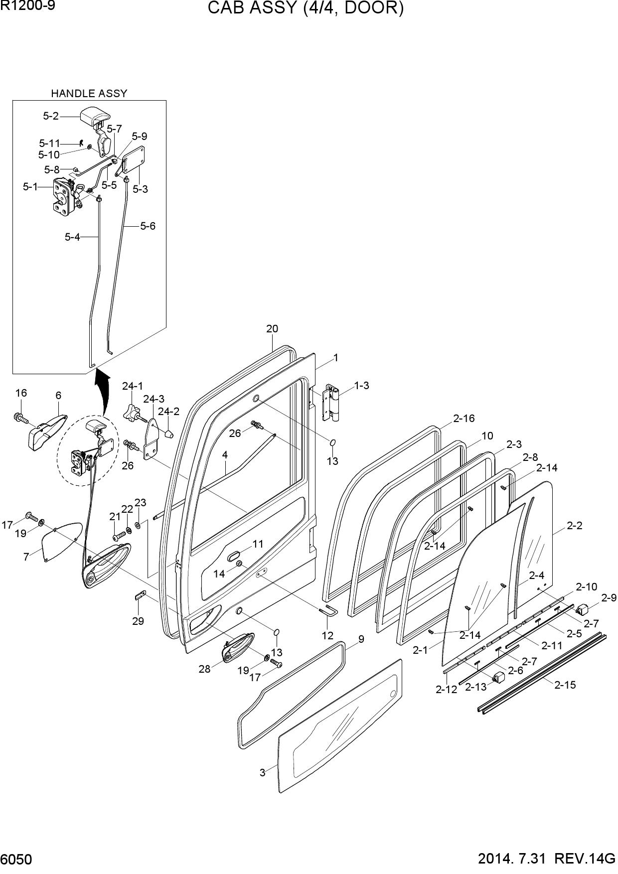 CAB ASSY(4/4, DOOR)