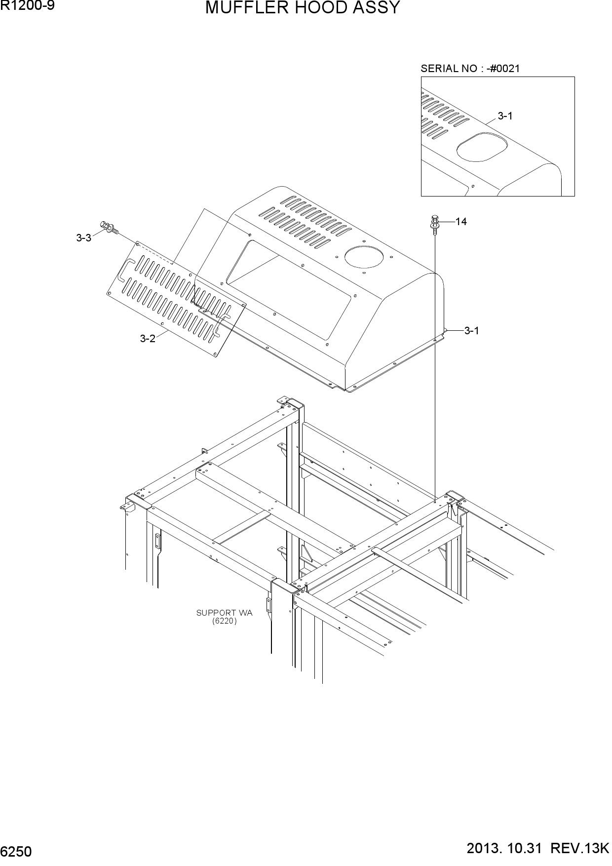 MUFFLER HOOD ASSY