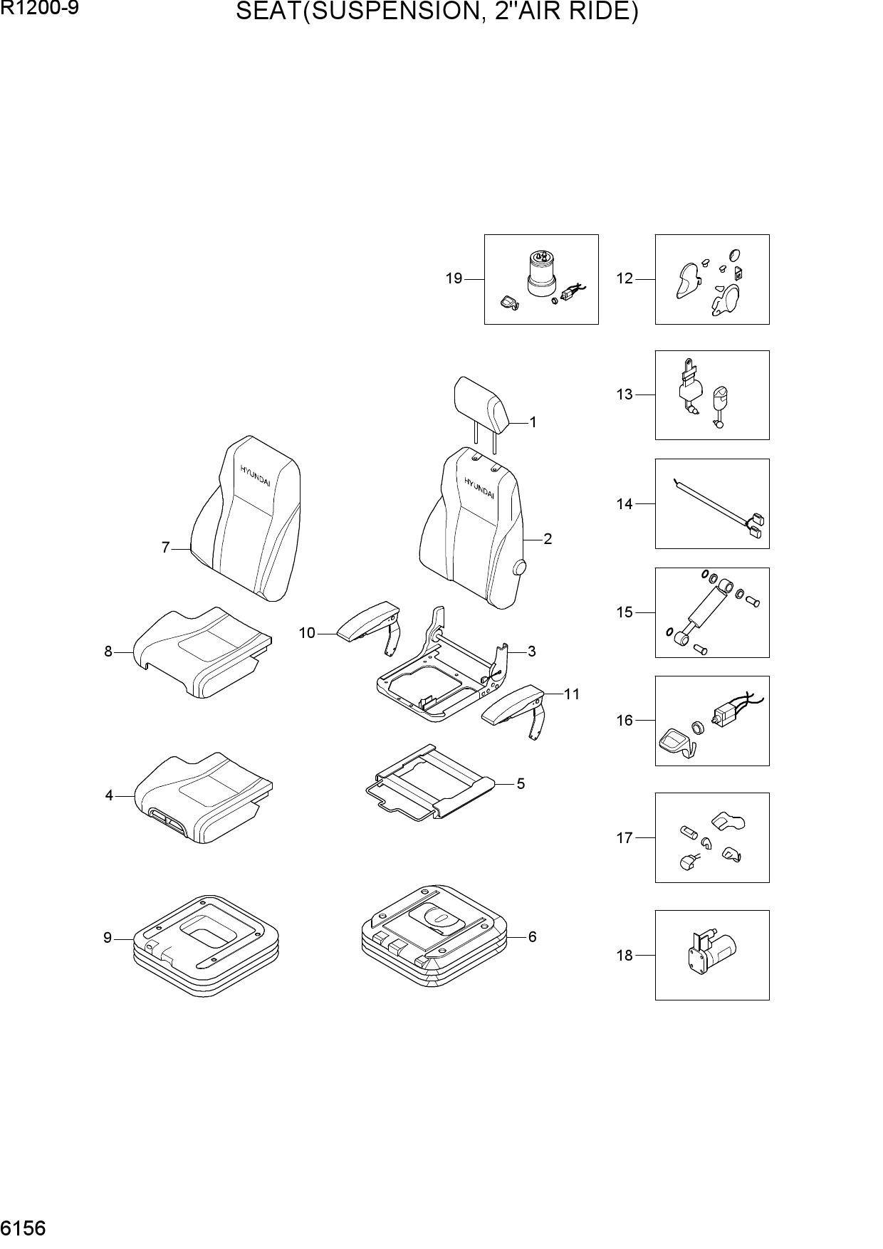 SEAT(SUSPENSION, 2"AIR RIDE)