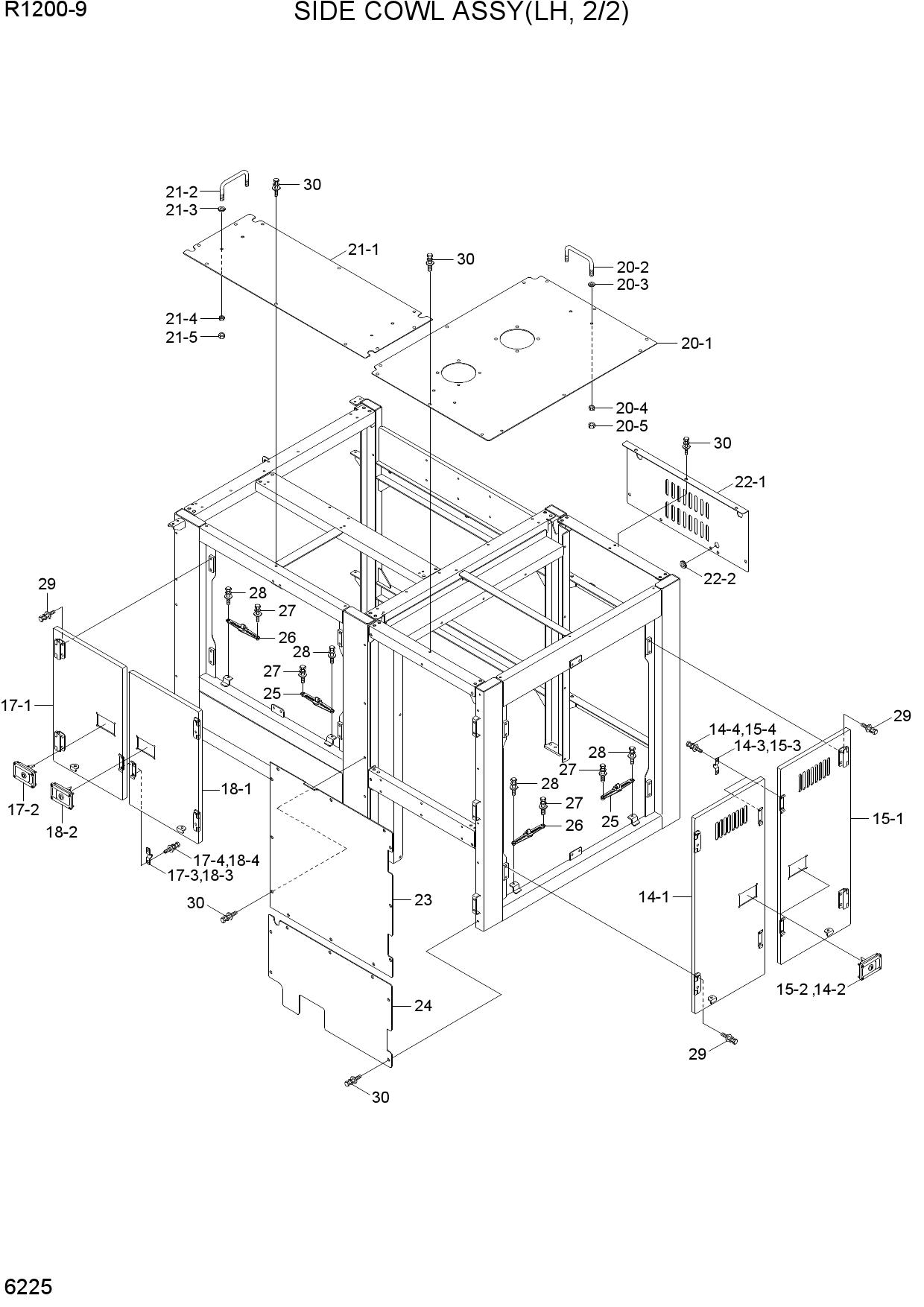 SIDE COWL ASSY(LH, 2/2)