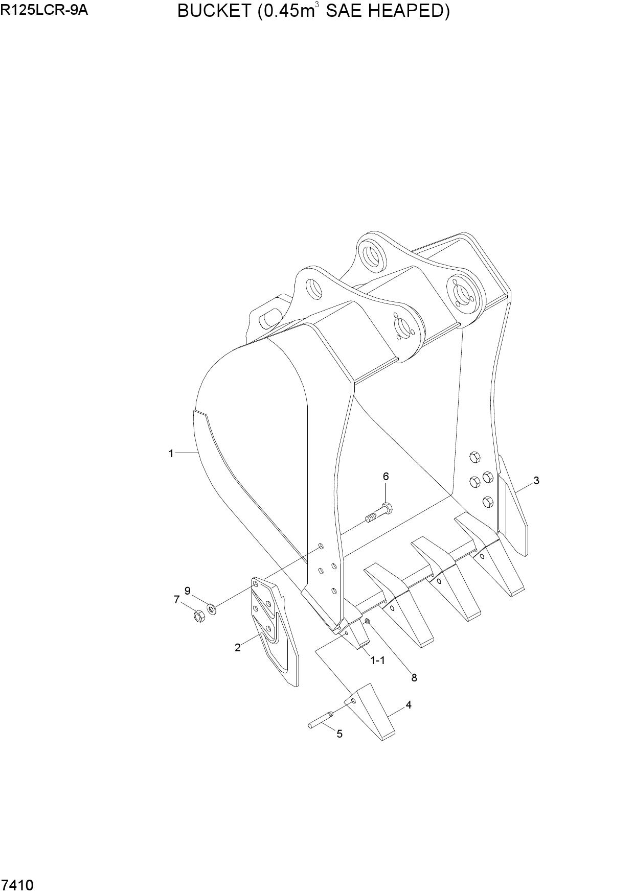 BUCKET (0.45M3)