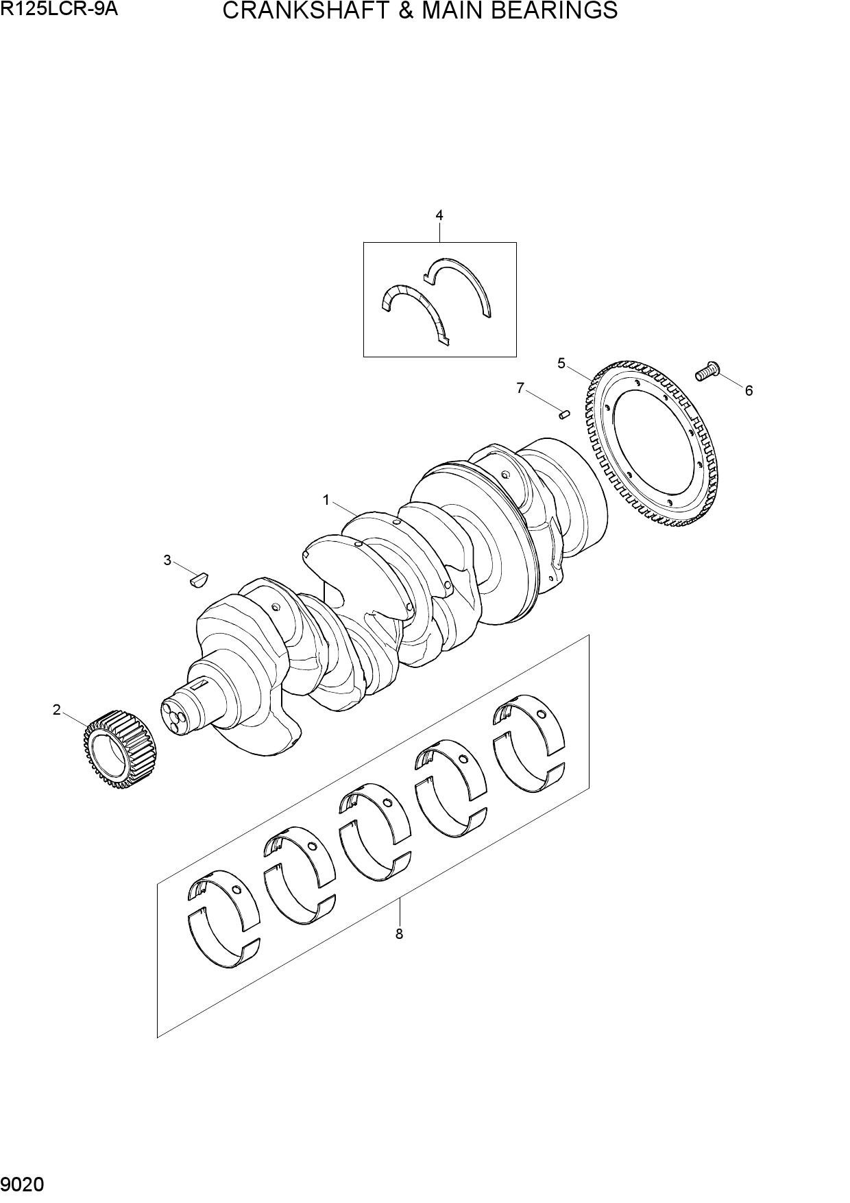 CRANKSHAFT & MAIN BEARINGS
