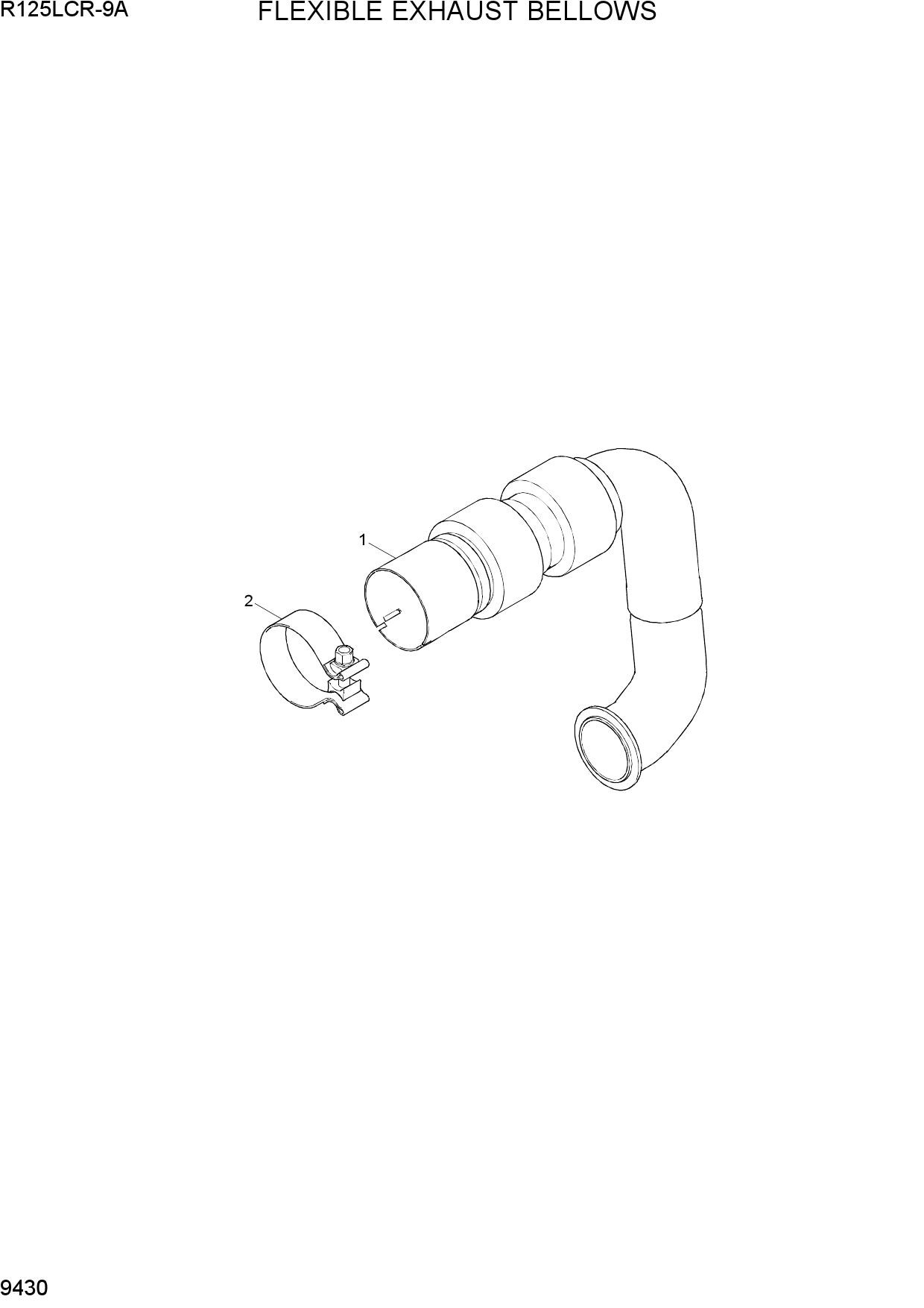 FLEXIBLE EXHAUST BELLOWS