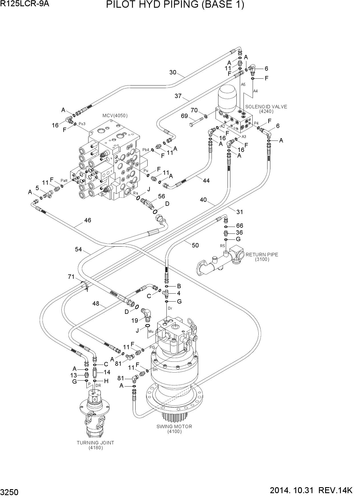 PILOT HYD PIPING (BASE 1)
