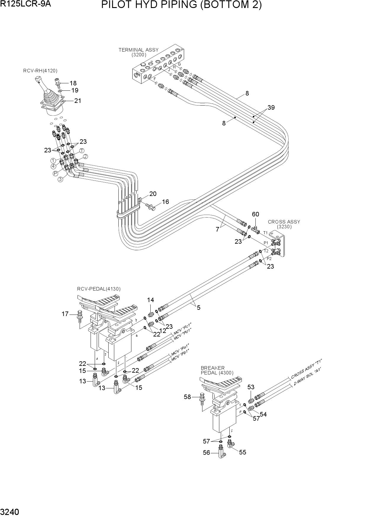 PILOT HYD PIPING (BOTTOM 2)