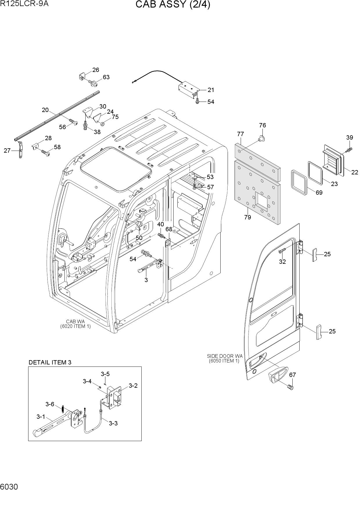CAB ASSY (2/4)