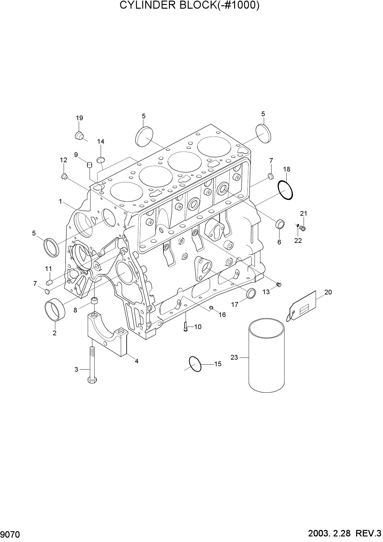 CYLINDER BLOCK(-#1000)