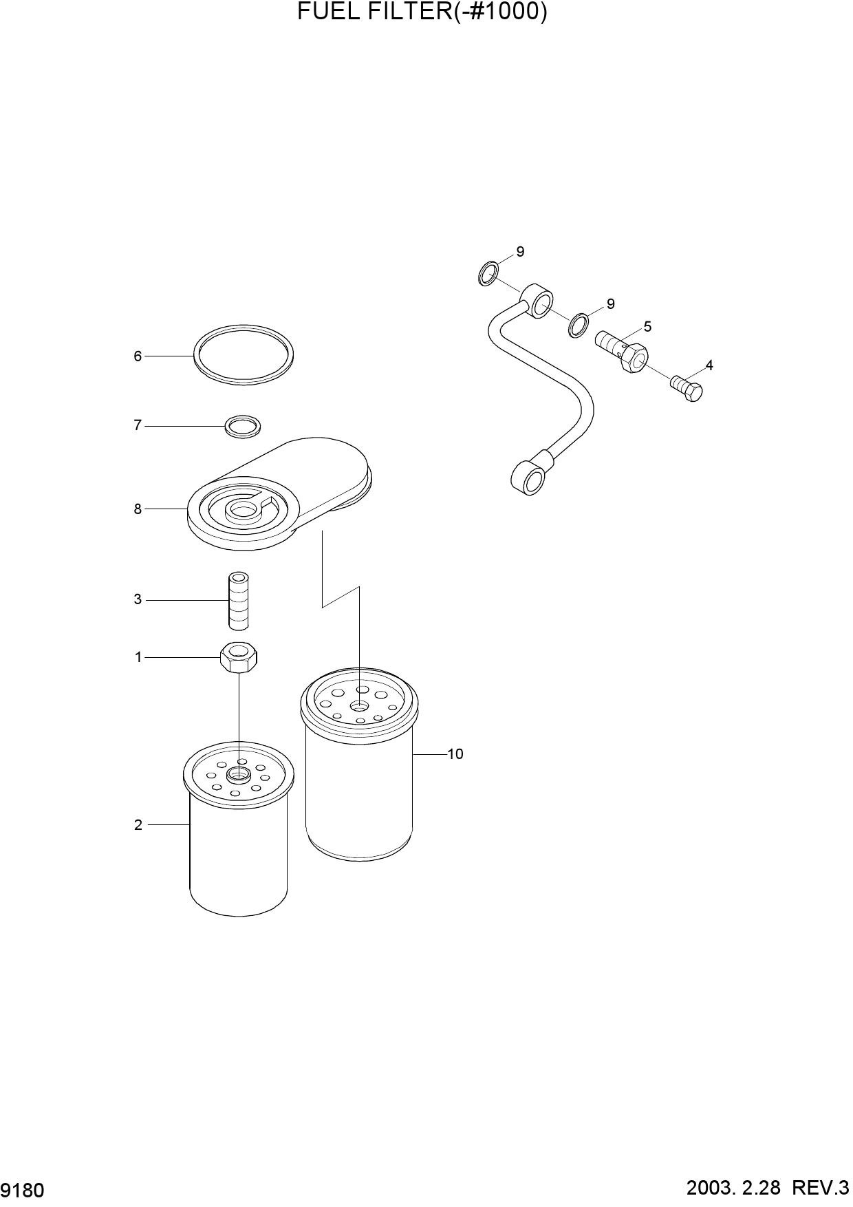 FUEL FILTER(-#1000)