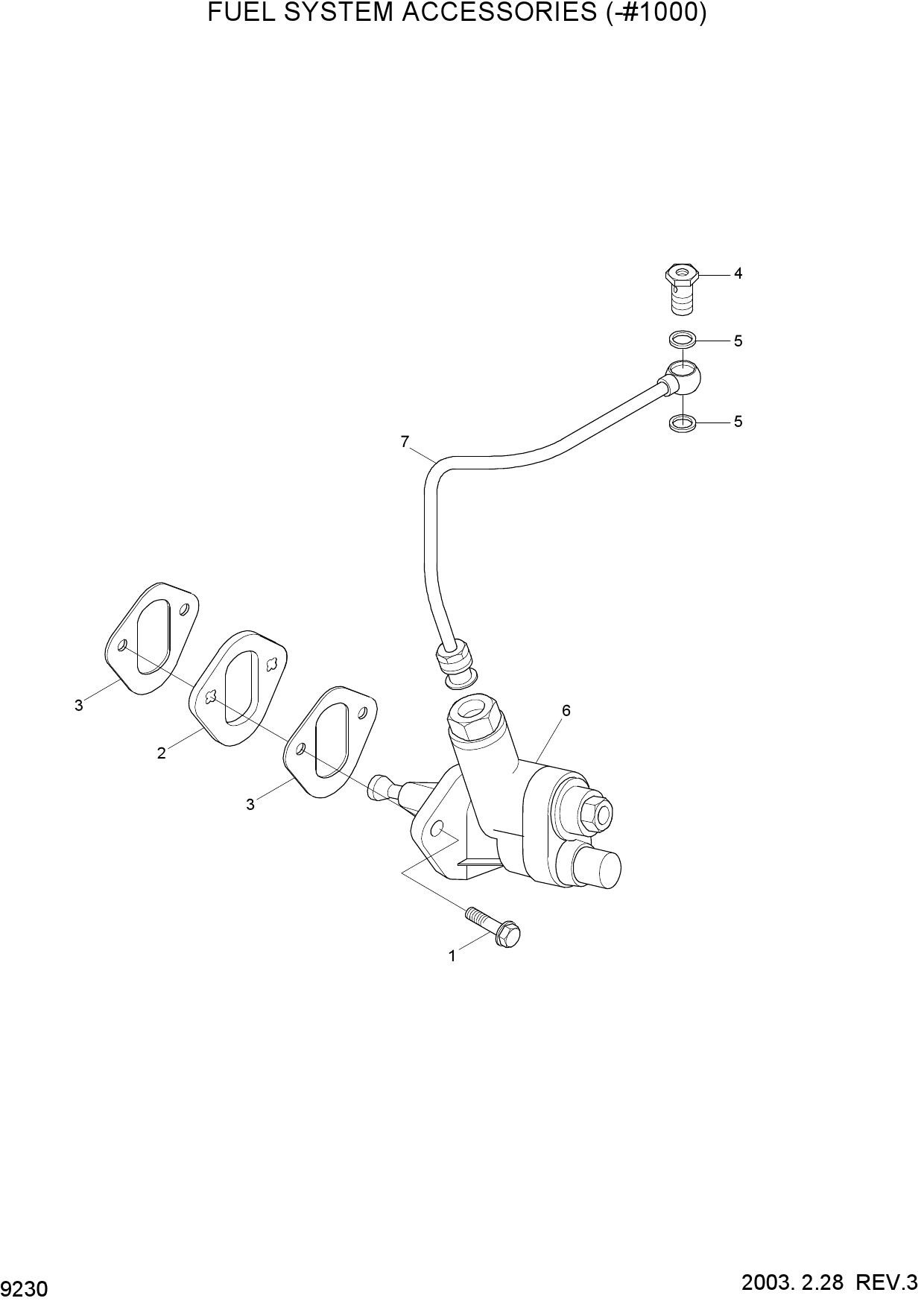 FUEL SYSTEM ACCESSORIES(-#1000)