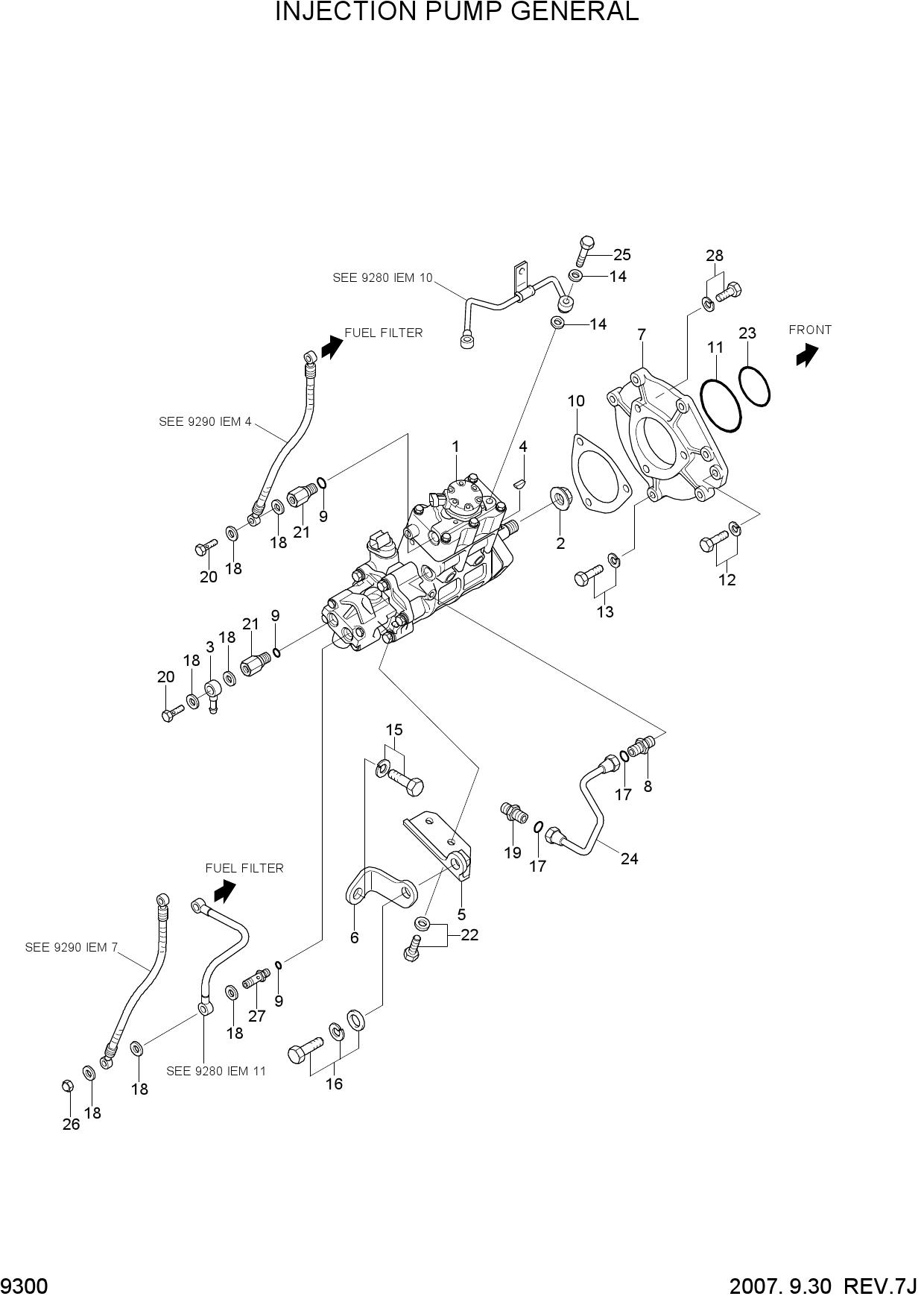 LUBRICATING OIL PUMP(-#1000)