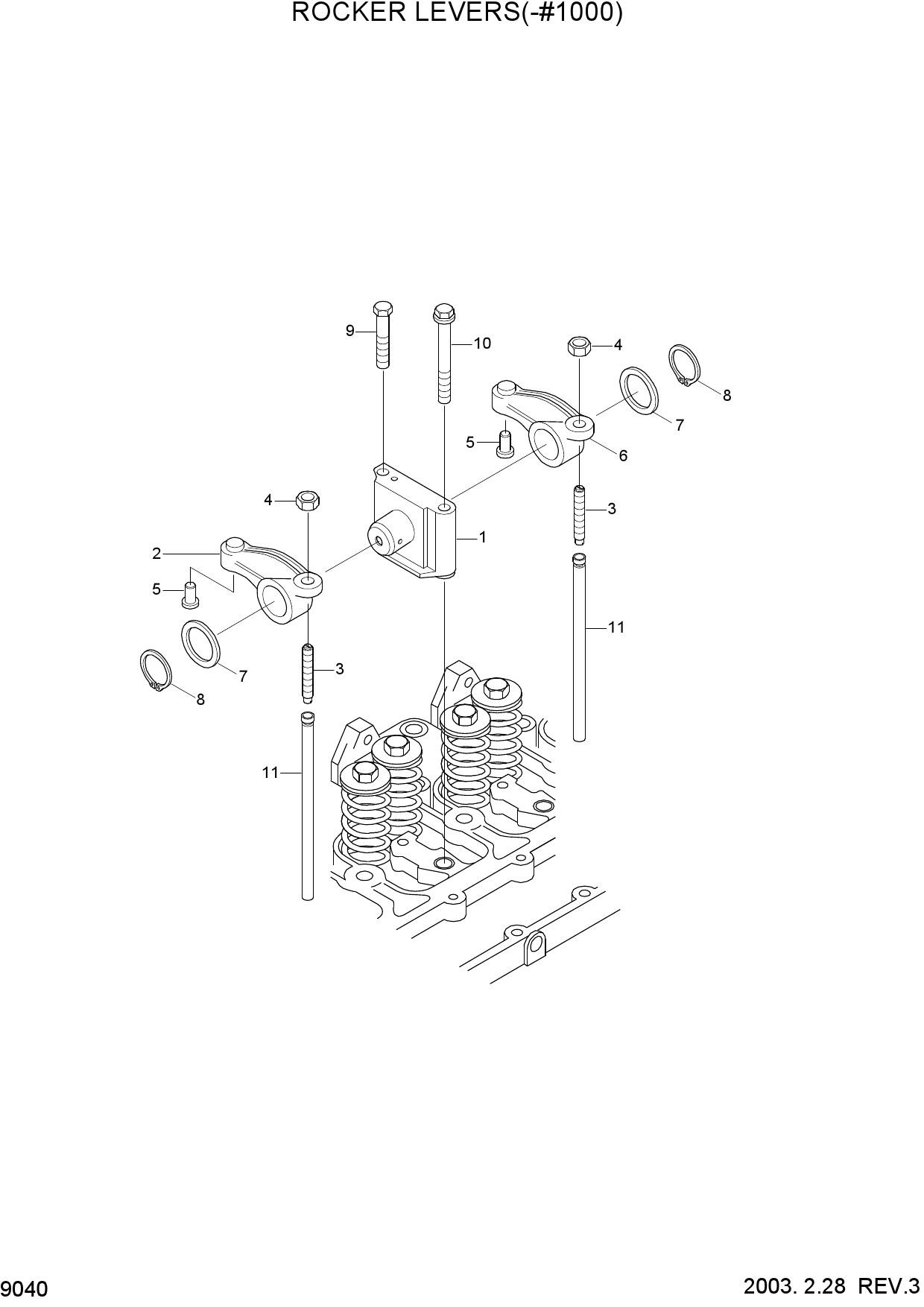 ROCKER LEVERS(-#1000)