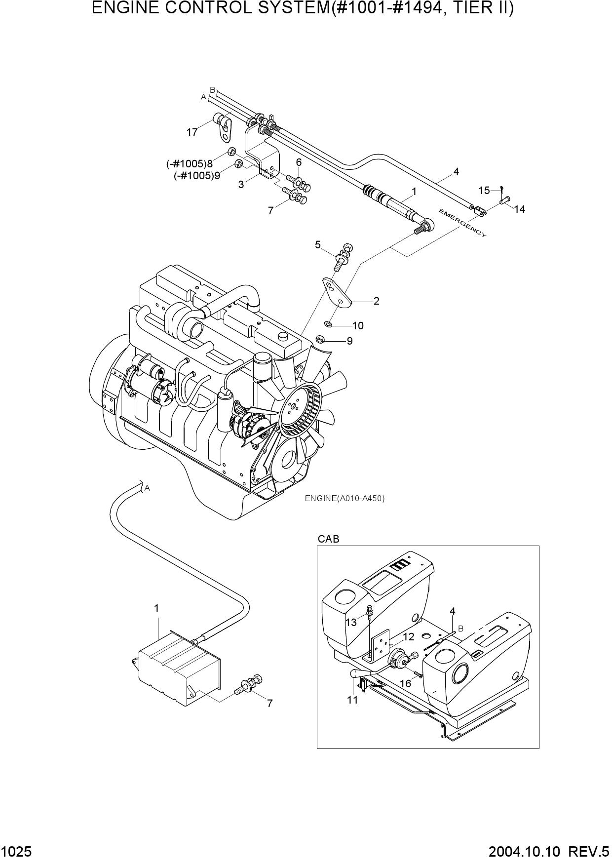 ENGINE CONTROL SYSTEM(#1001-#1494)