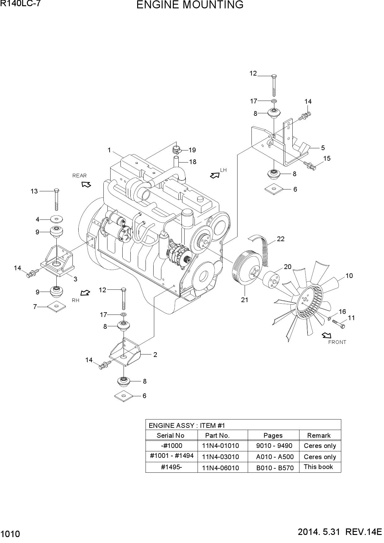 ENGINE MOUNTING