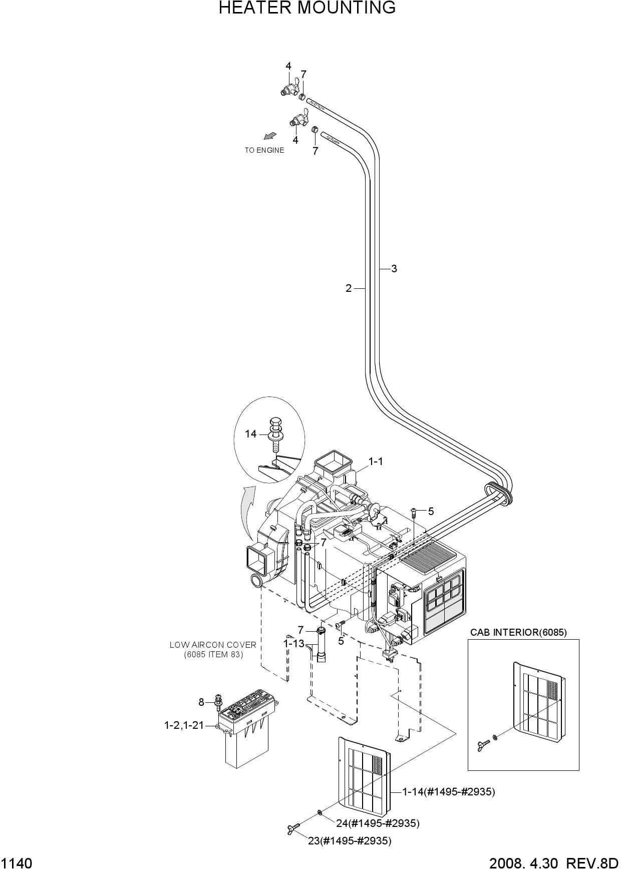 HEATER MOUNTING
