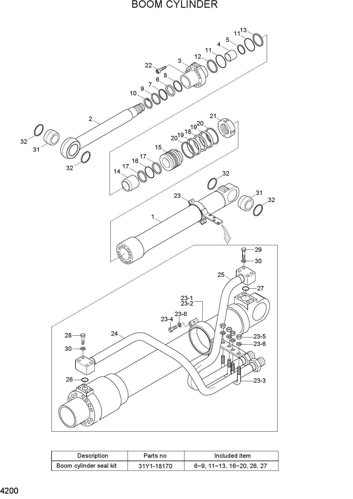 BOOM CYLINDER