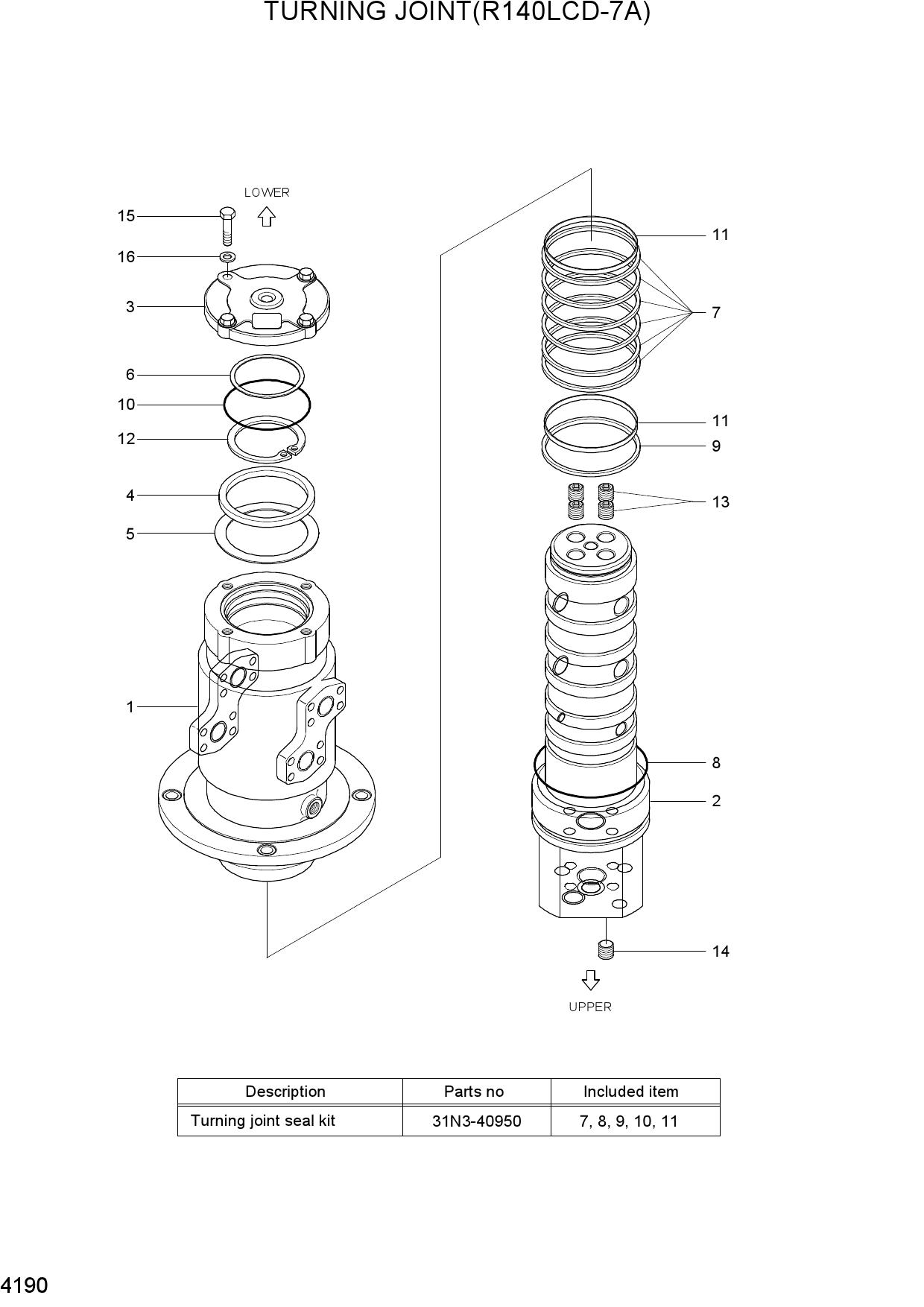 TURNING JOINT(R140LCD-7A)