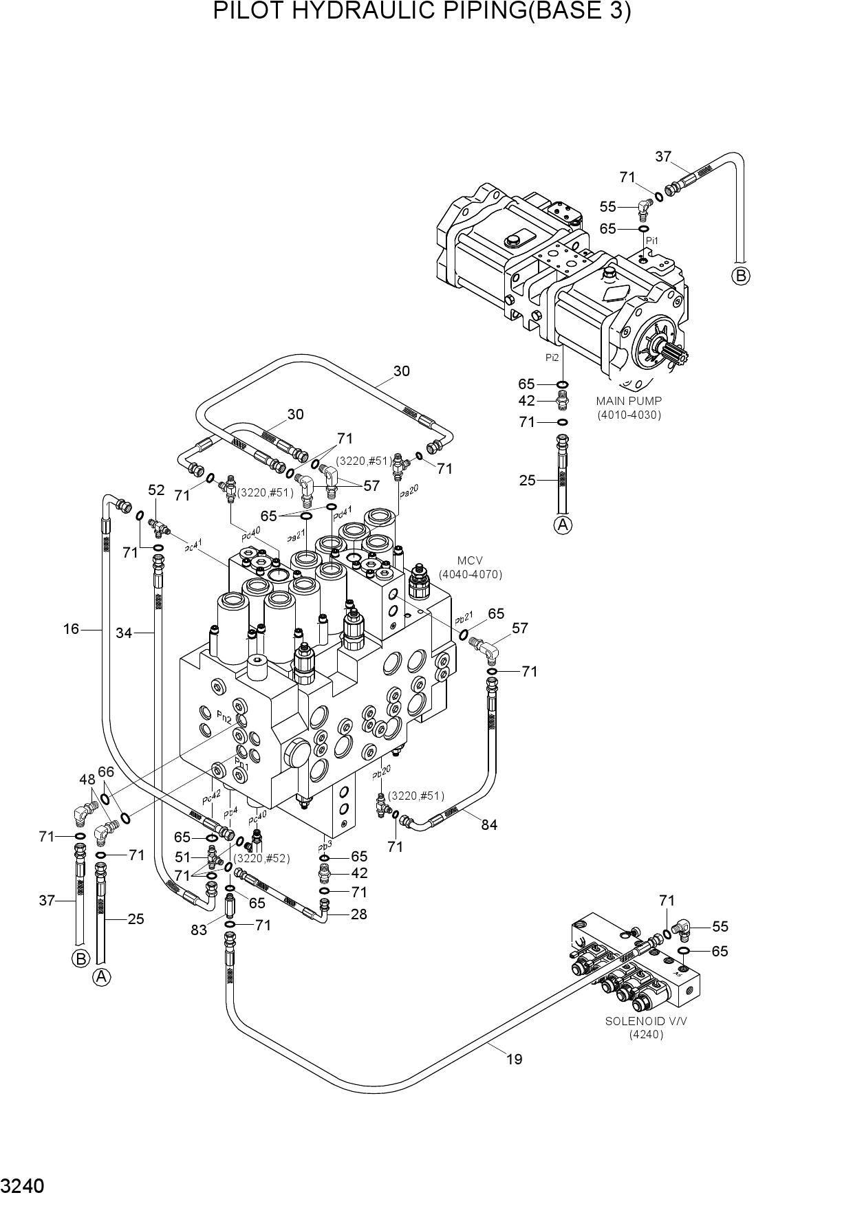 PILOT HYD PIPING(BASE 3)