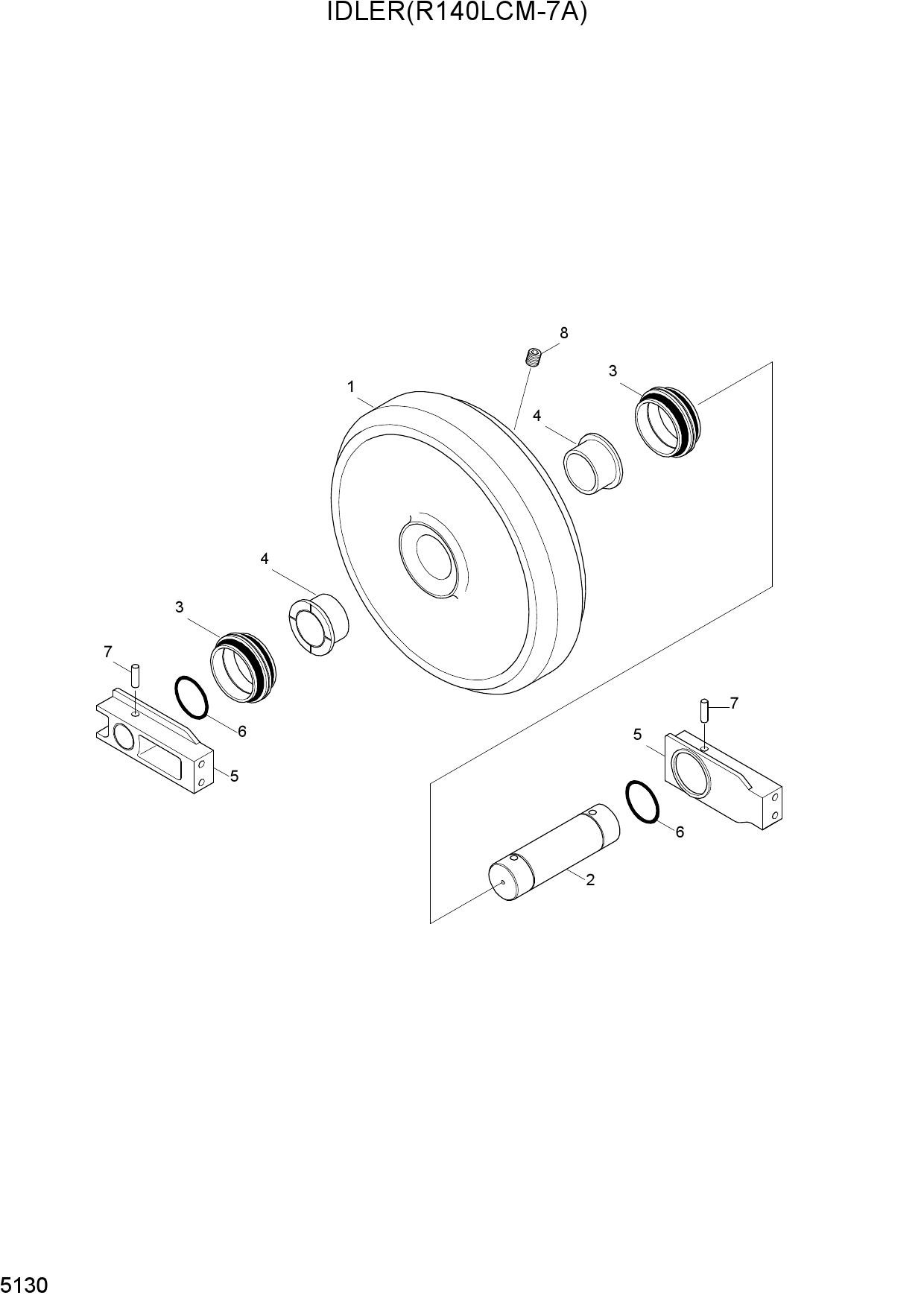 IDLER(R140LCM-7A)