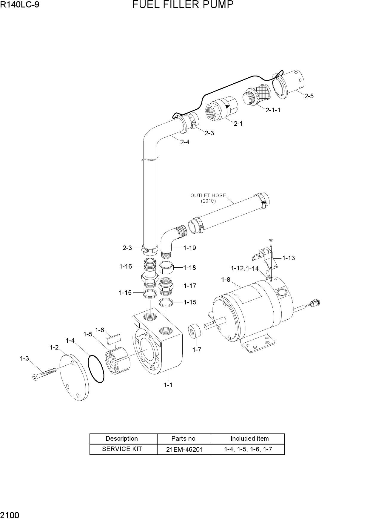 FUEL FILLER PUMP
