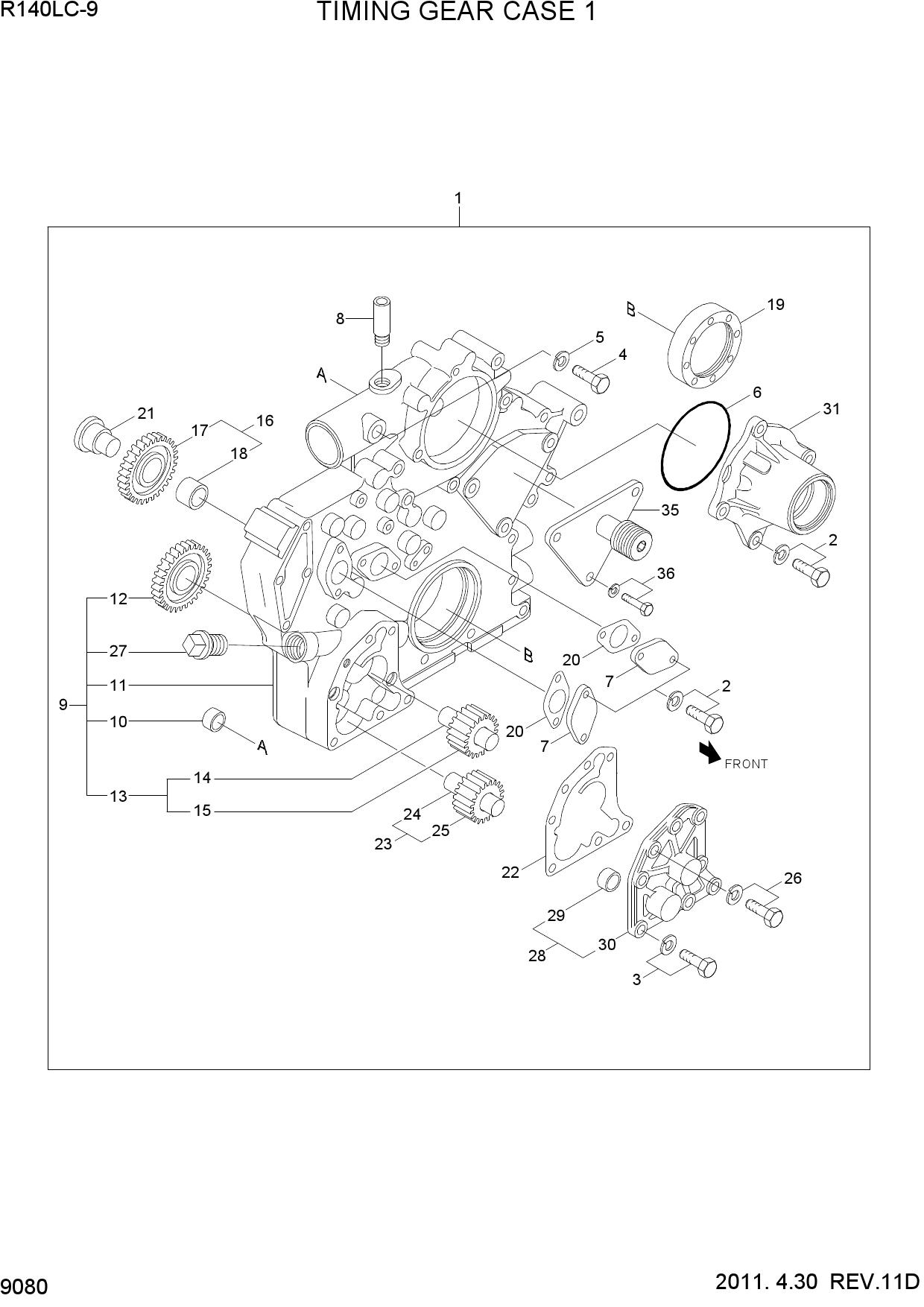 TIMING GEAR CASE 1